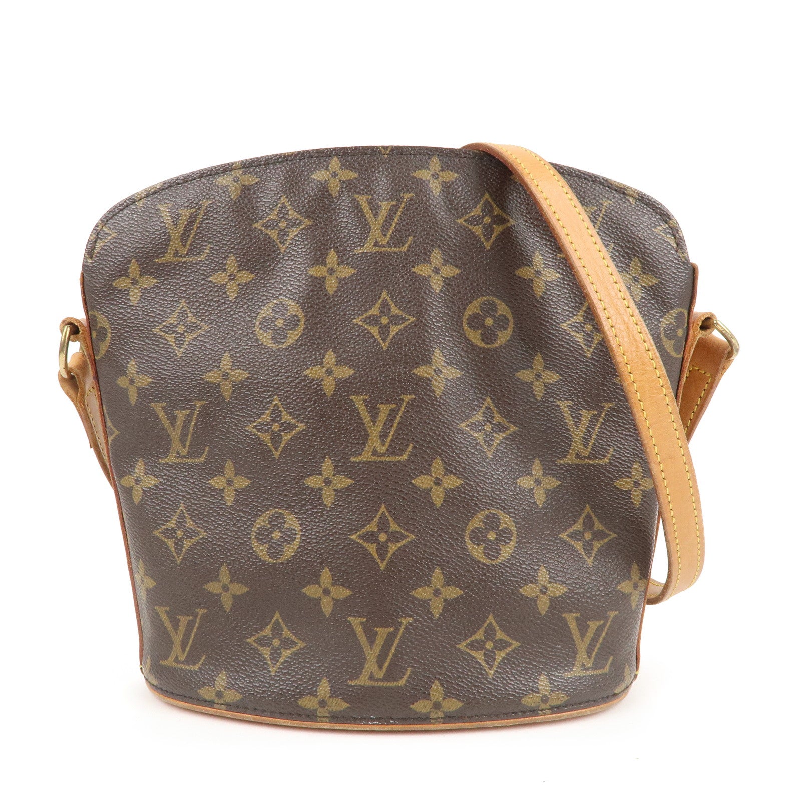 Louis Vuitton, Bags, Auth Louis Vuitton Canvas Loop Gm Shoulder Strap One  Bag Monogram