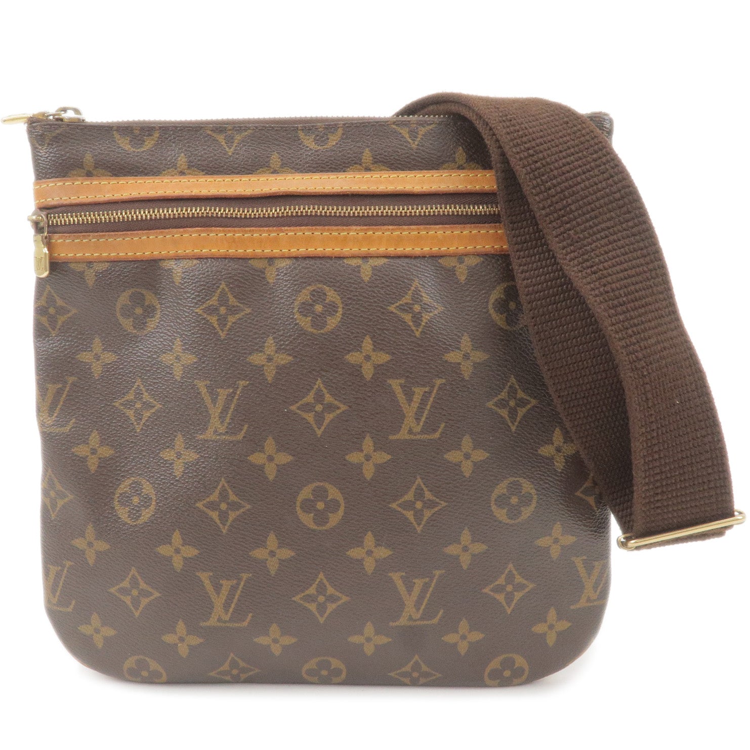 Louis Vuitton Sac Bosphore Handbag Monogram Canvas Brown