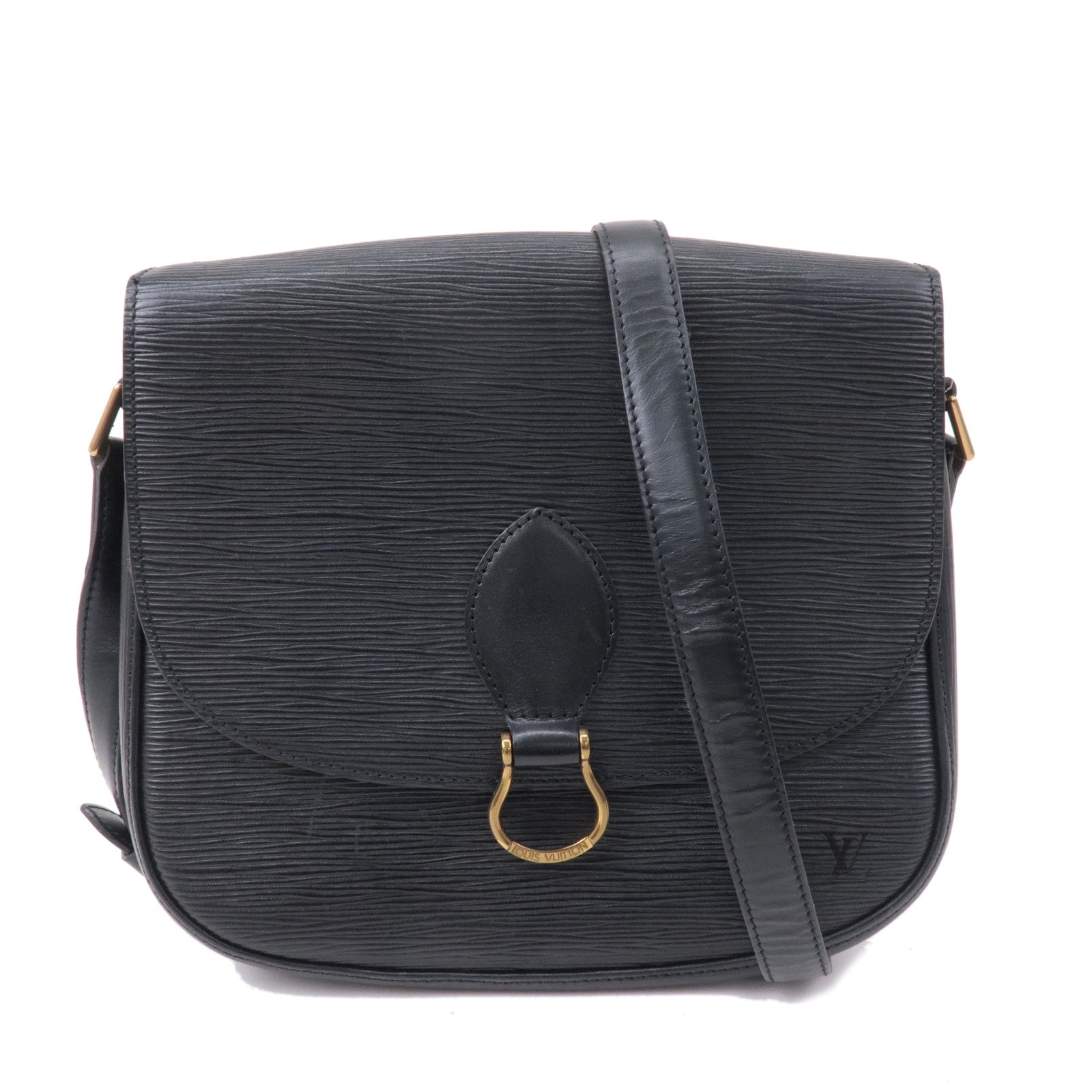 Louis Vuitton Black Epi Leather Saint Cloud MM Bag Louis Vuitton