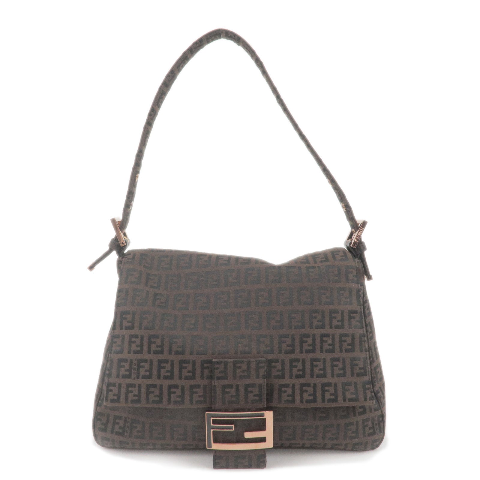 【送料&関税込】Fendi Leather Shoulder Bag Mamma Baguette La Leather - Canvas - 8BR001 – dct - Baguette - Fendi Mania Mon