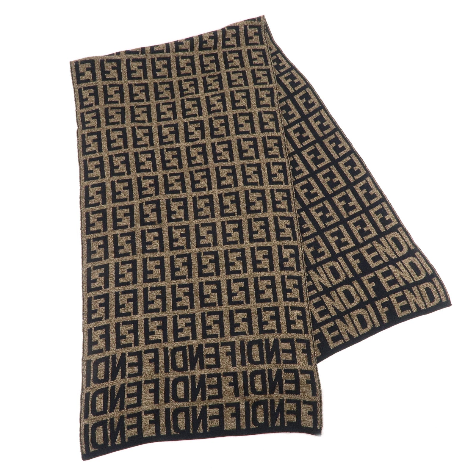 Fendi monogram-knit Scarf