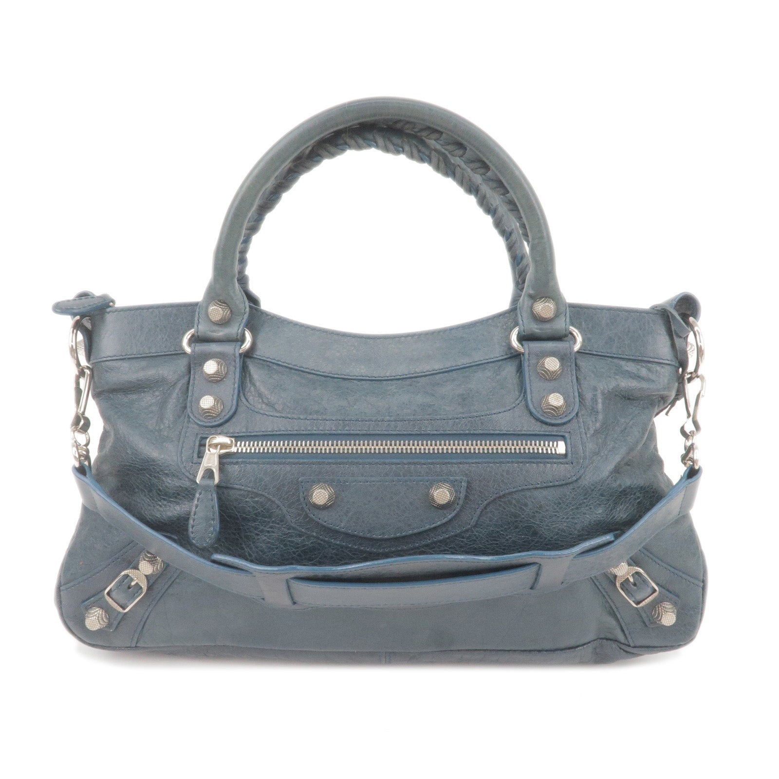 Devise Phobia Mountaineer BALENCIAGA-The-First-Leather-2Way-Bag-Hand-Bag-Navy-204577 – dct-ep_vintage  luxury Store