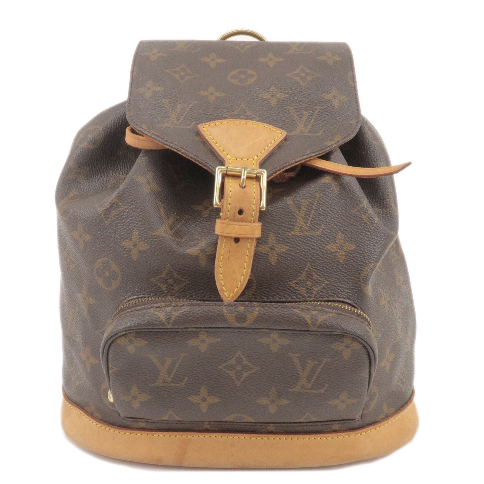 Louis Vuitton Monogram Montsouris MM M51136 Bag Rucksack Ladies