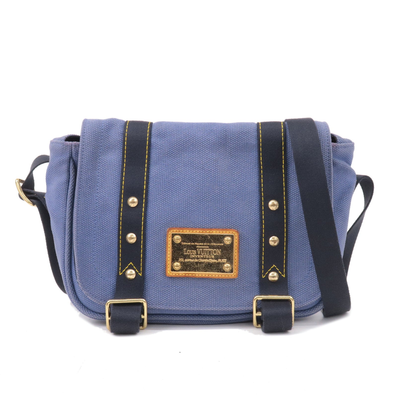 Louis-Vuitton-Antigua-Besace-PM-Shoulder-Bag-Blue-M40081 – dct-ep_vintage  luxury Store