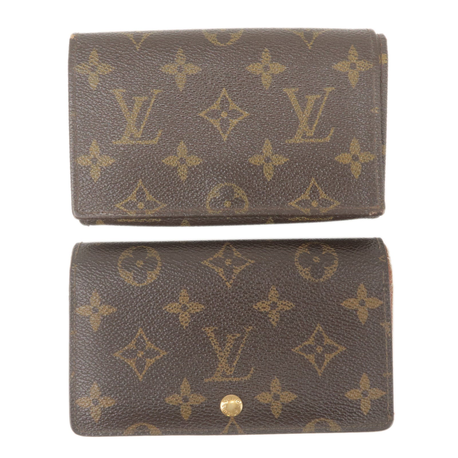 Louis-Vuitton-Set-of-2-Monogram-Porte-Monnaie-Billets-Tresor –  dct-ep_vintage luxury Store
