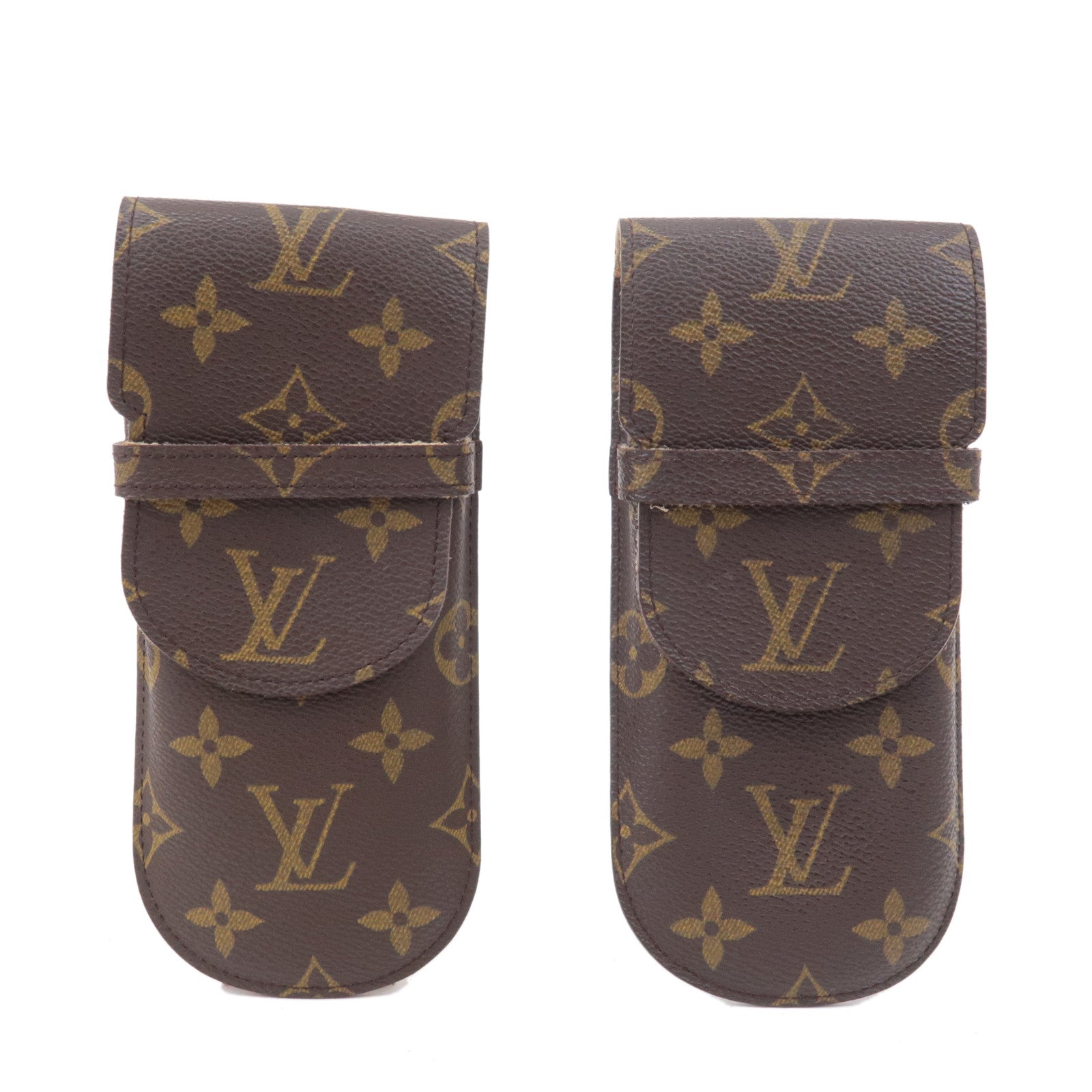 Louis-Vuitton-Monogram-Set-of-2-Glasses-Case-Brown-M62970