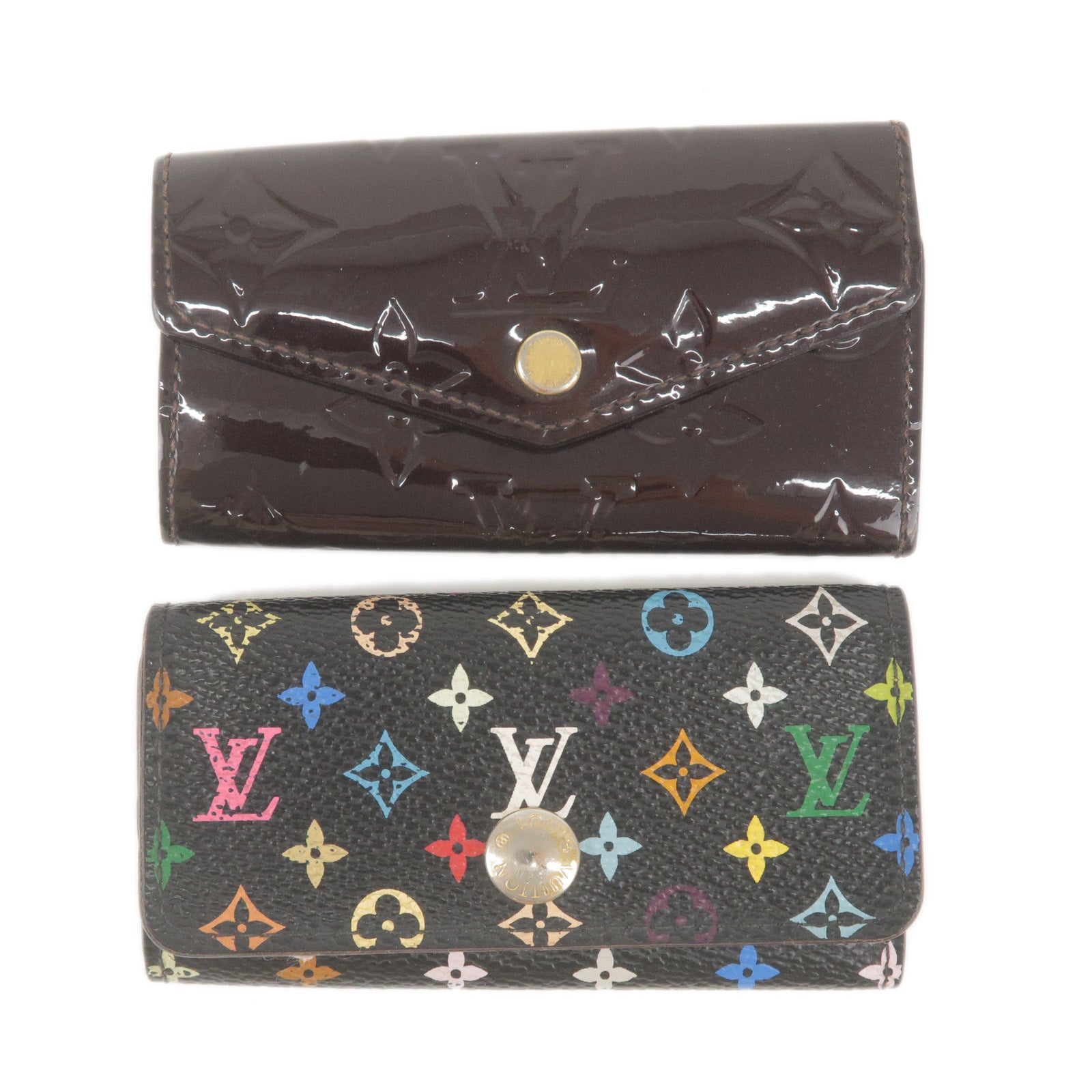 Louis Vuitton - Key Pouch - Monogram Leather - Black - Women - Luxury