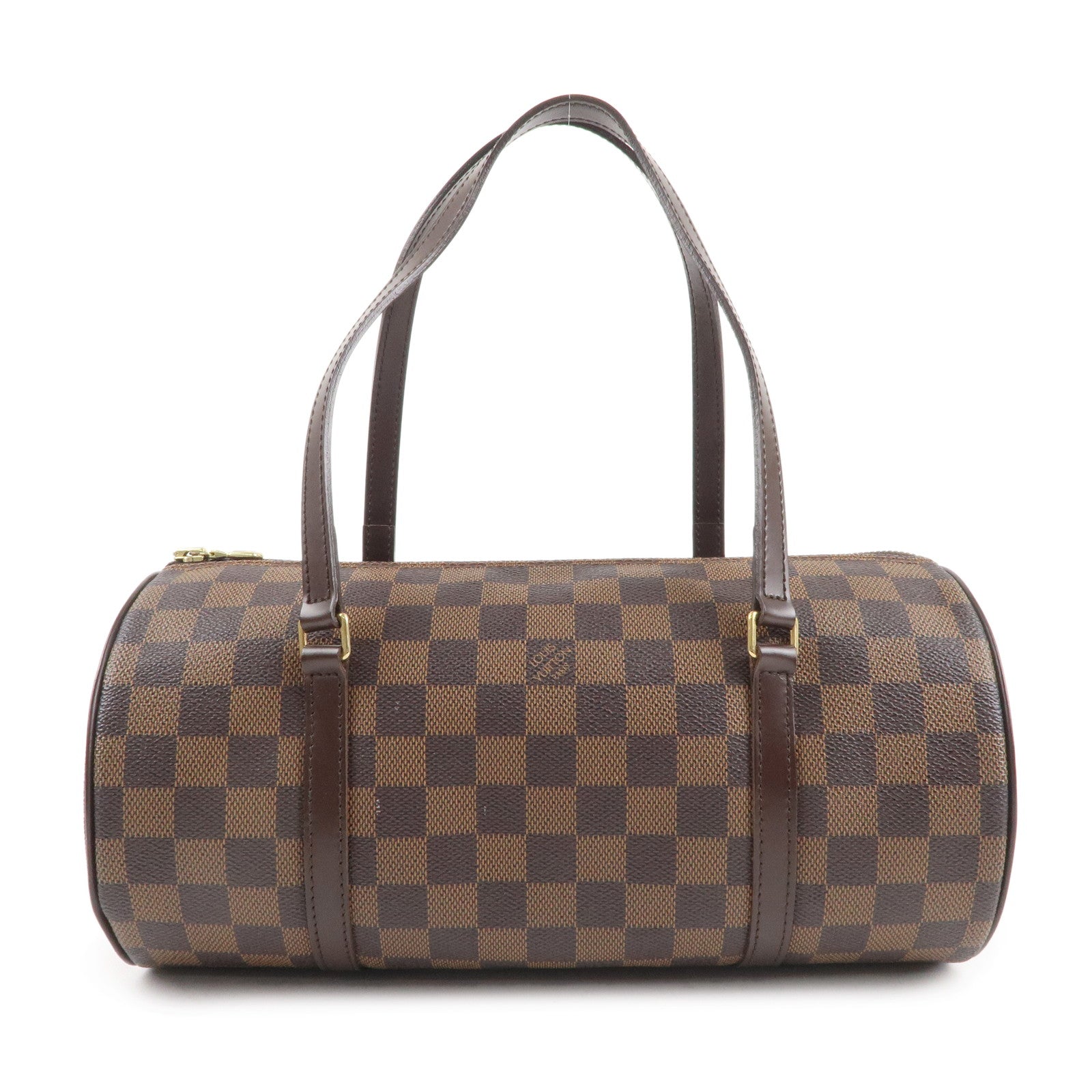 LOUIS VUITTON Papillon 30 Damier Ebene Shoulder Handbag Brown-US