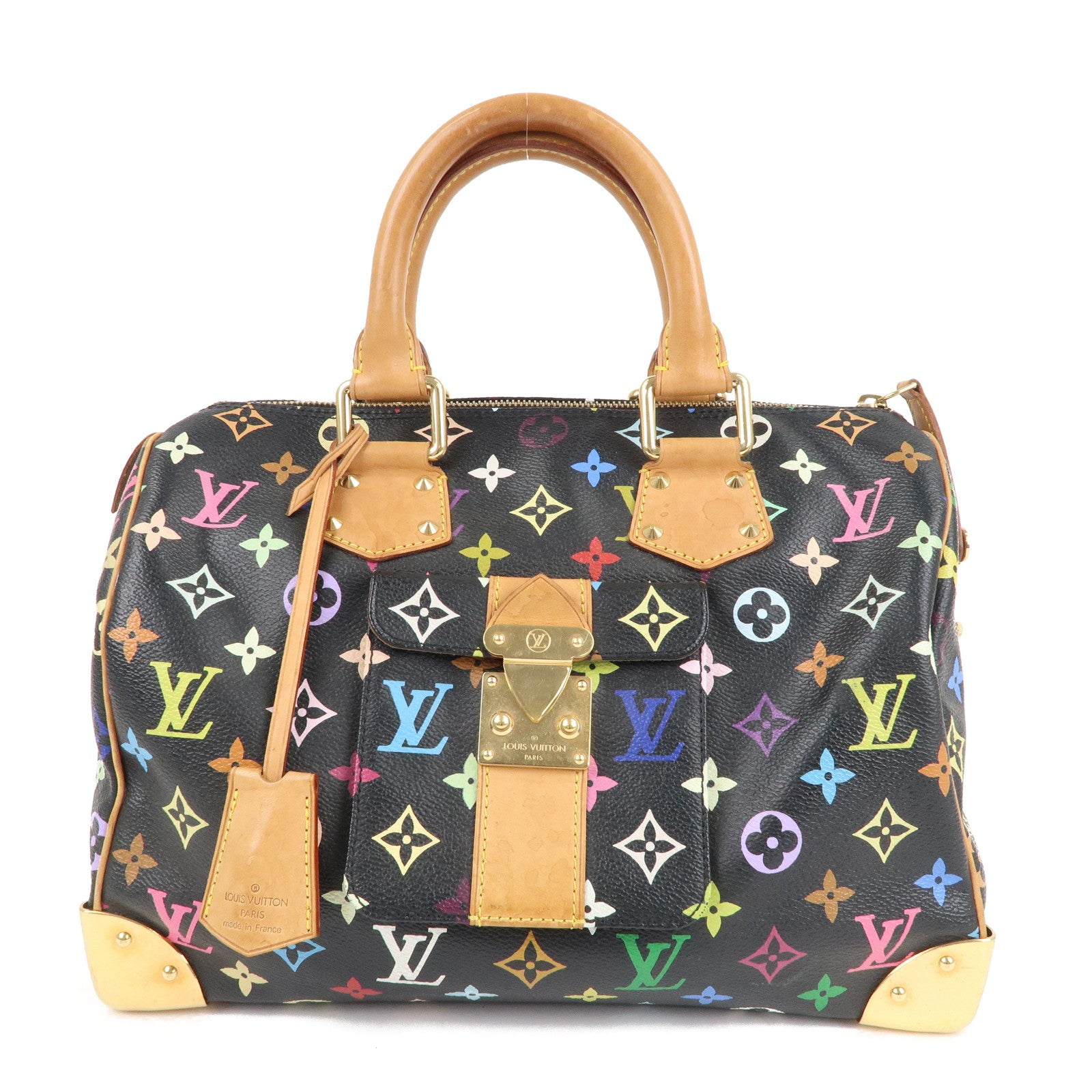 Louis-Vuitton Monogram Speedy 30-Hand-Bag