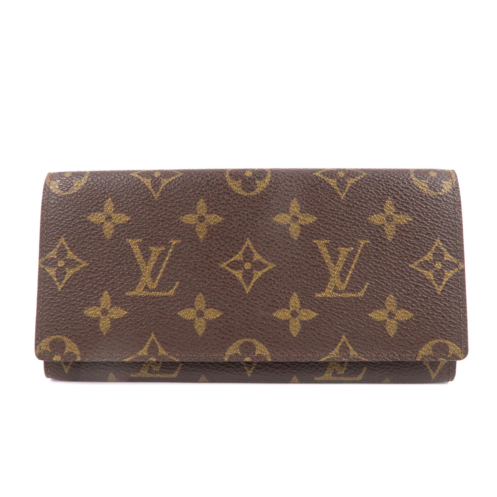 Louis Vuitton Vintage Monogram Canvas Bifold Credit Card Wallet