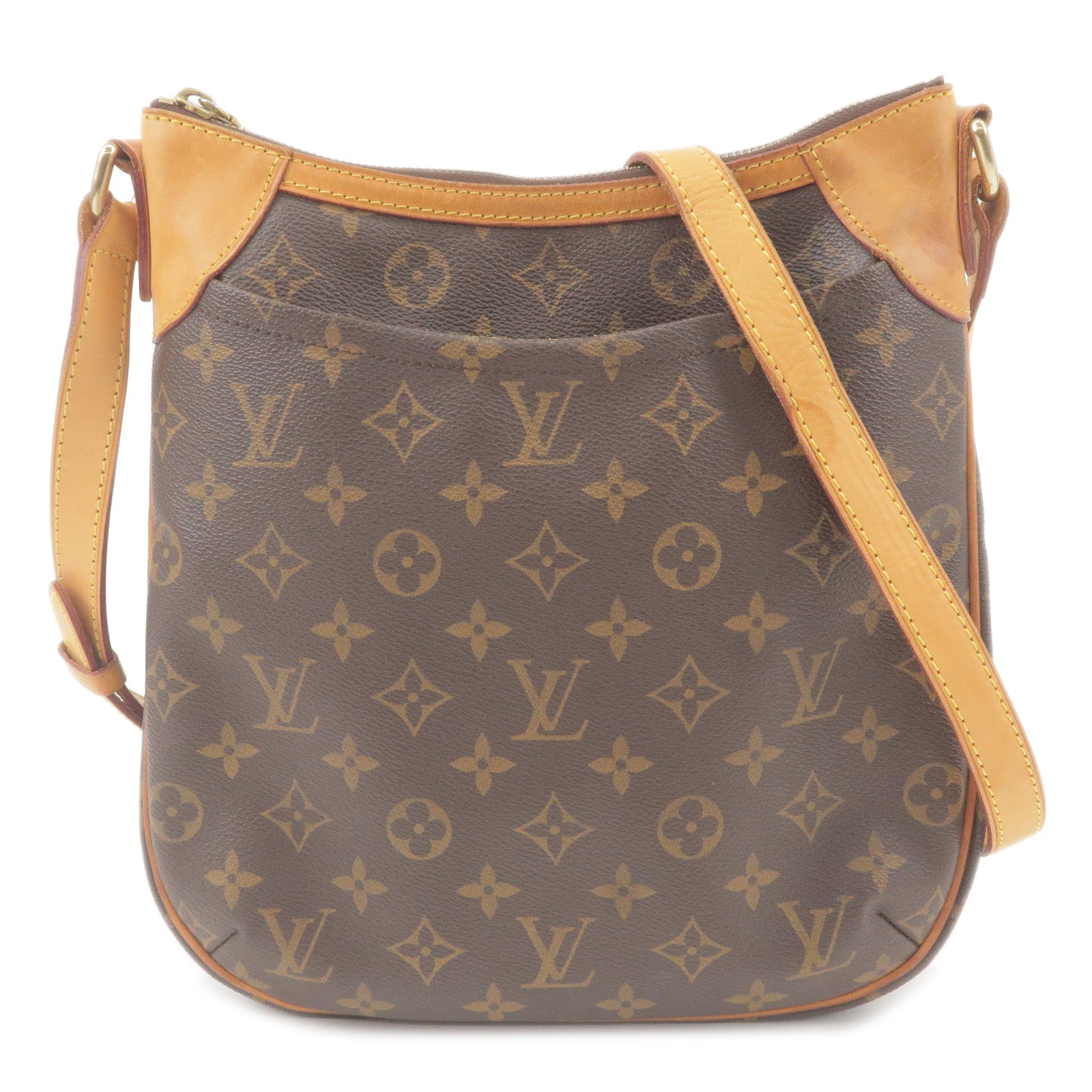Louis Vuitton Odeon PM Crossbody GREAT Monogram Bag Shoulder Brown Women  Purse