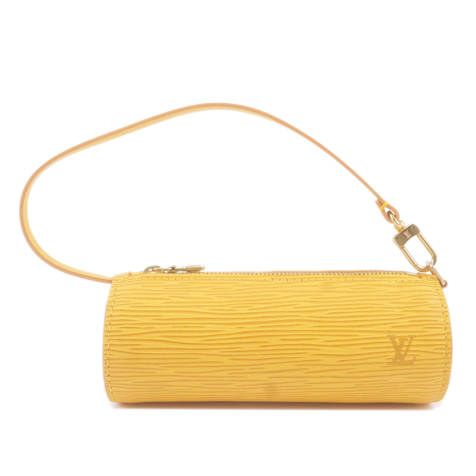 Louis Vuitton, Accessories, Vintage Louis Vuitton Yellow Epi Leather Key  Pouch Pochette Cles Keychain