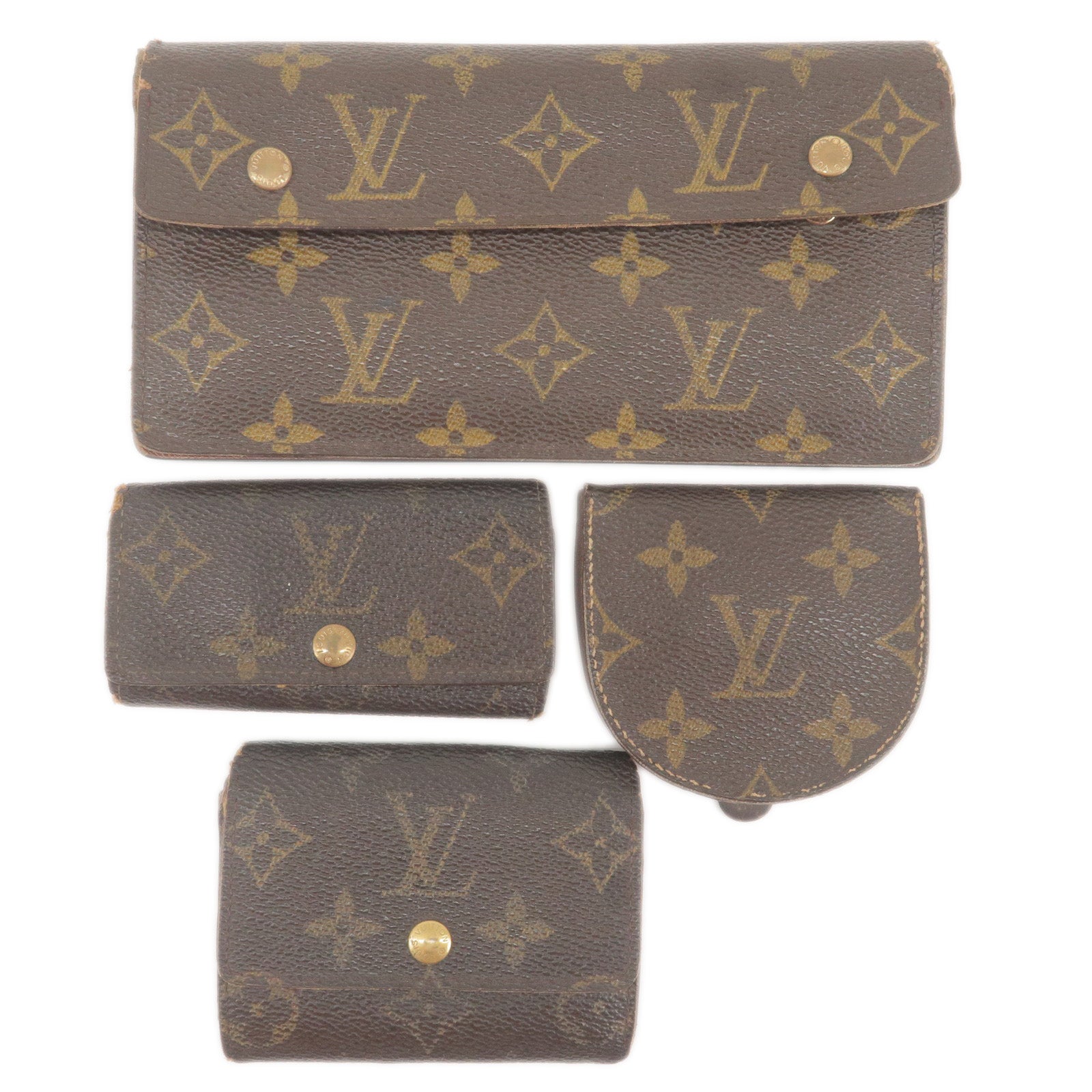 Louis-Vuitton-Monogram-Set-of-Key-Case-Wallet-M62631-M61930-M61960 –  dct-ep_vintage luxury Store