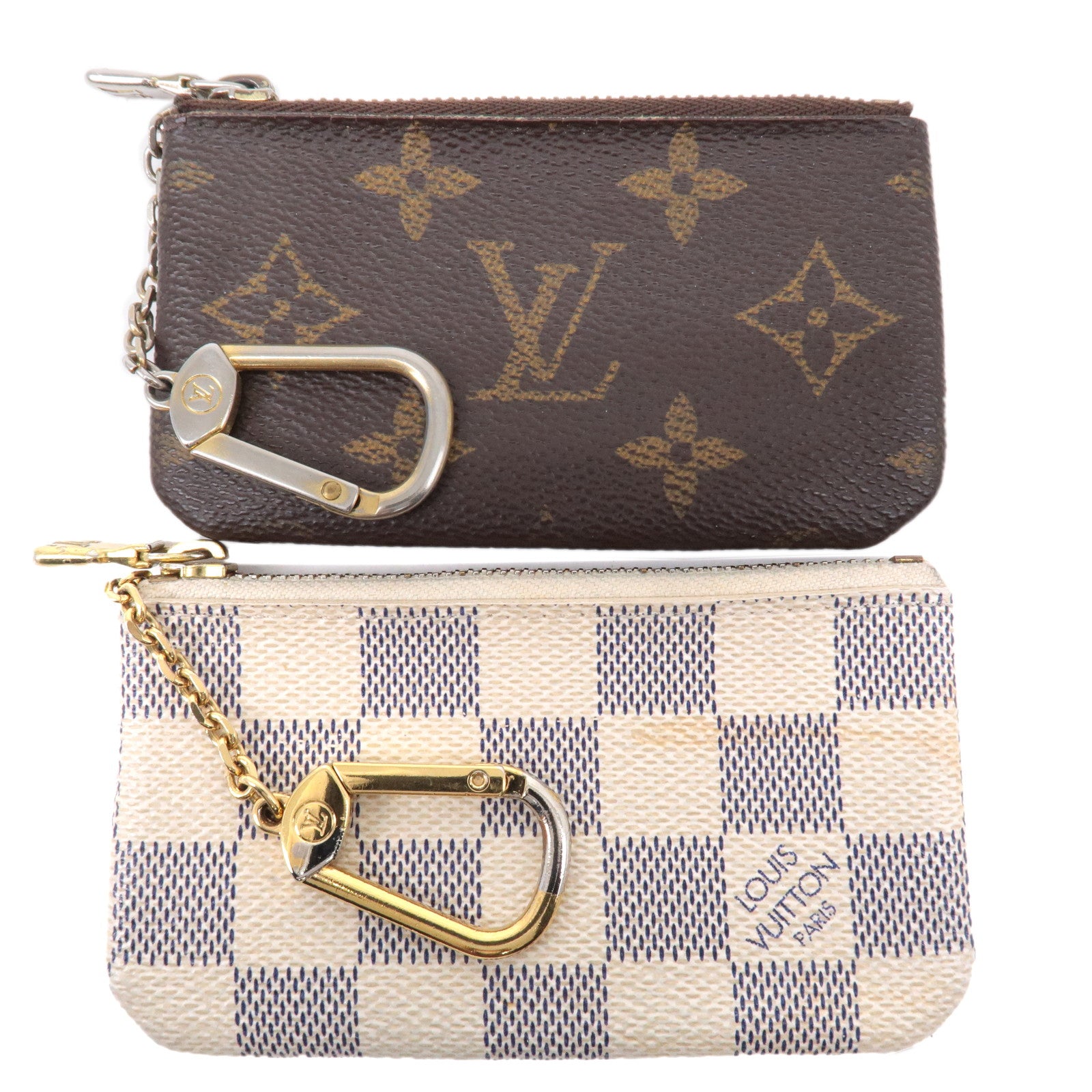 Louis-Vuitton Set-of 3-Pochette-Cles Coin Key Case