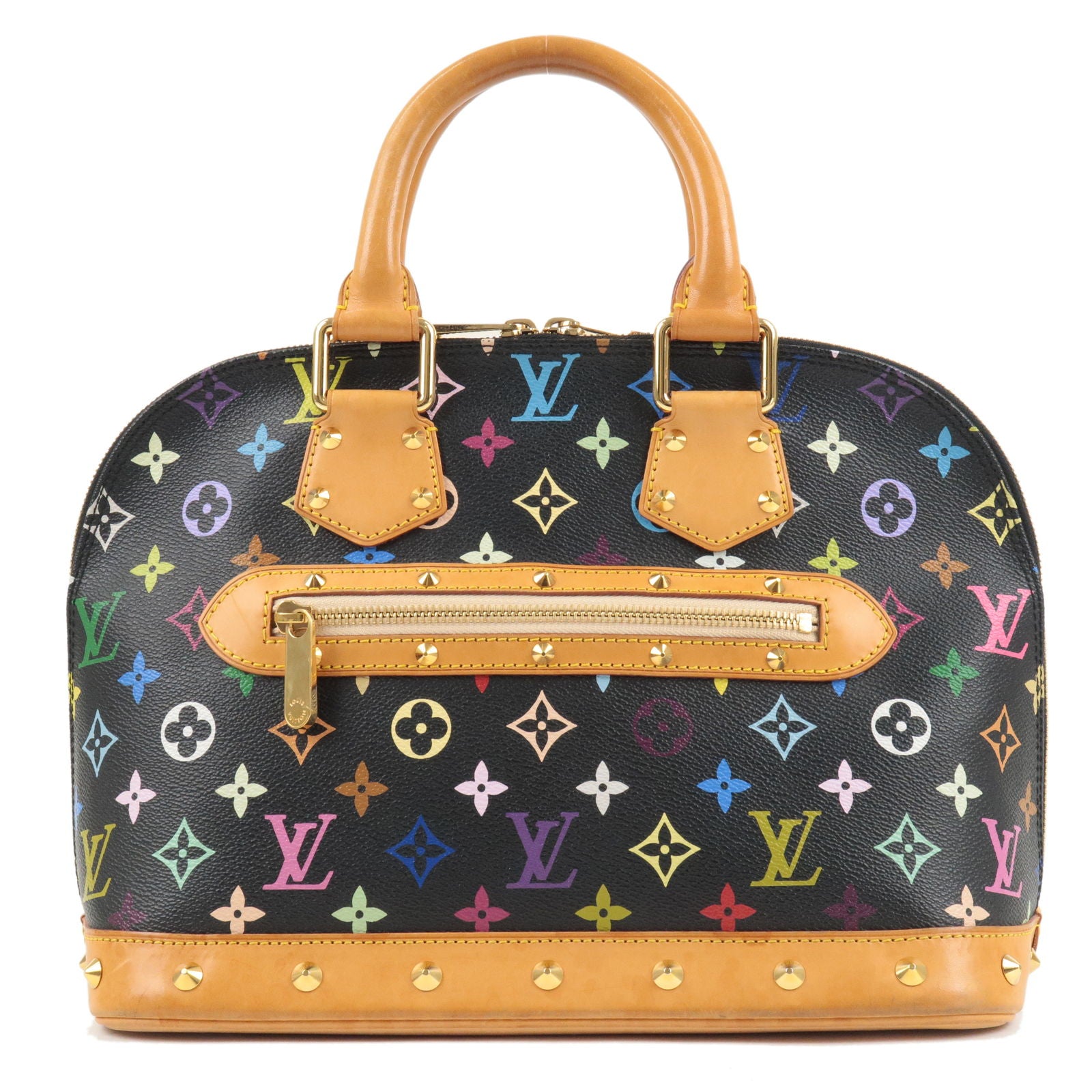Louis-Vuitton-Monogram-Multi-Color-Alma-Hand-Bag-Noir-M92646 – dct