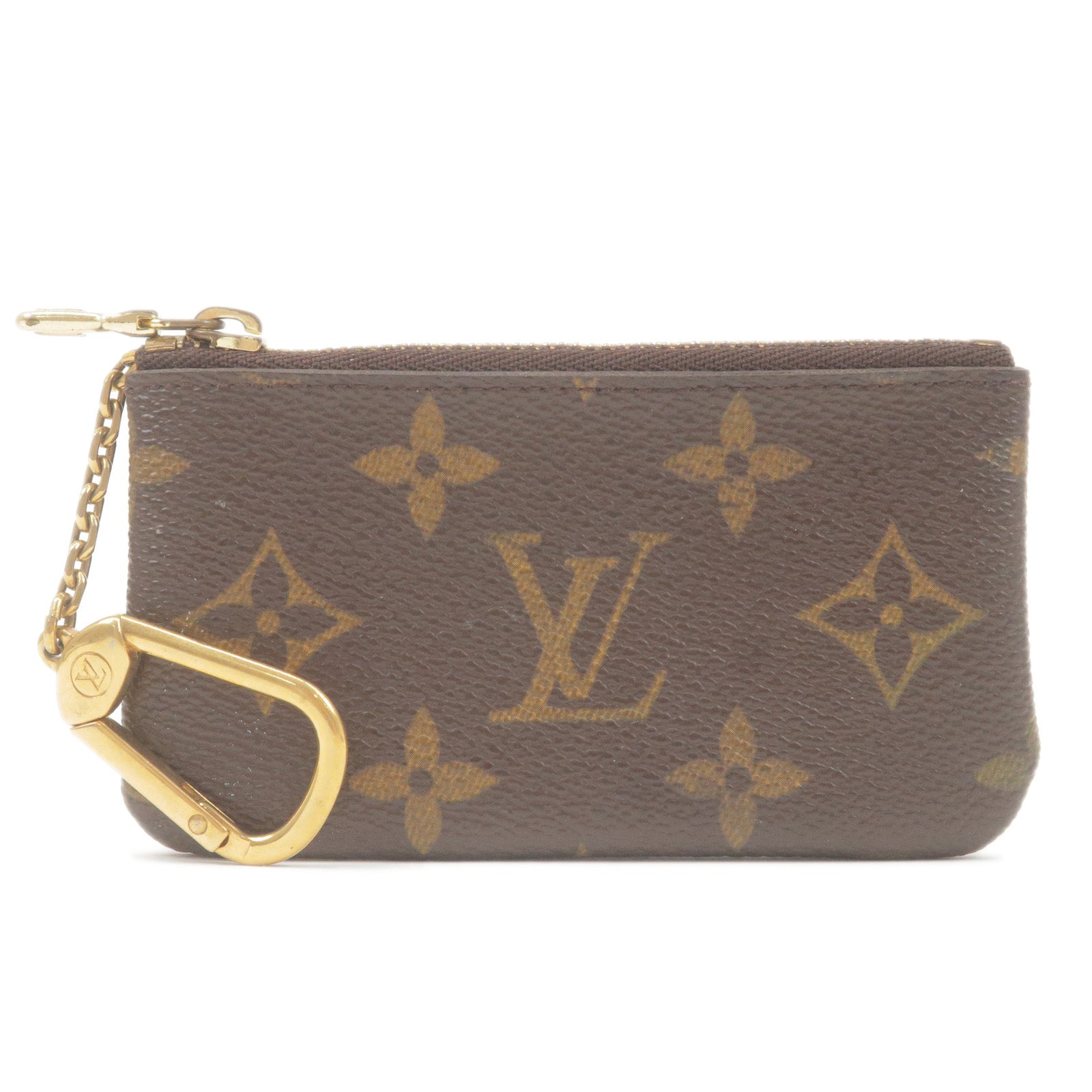 Louis Vuitton Louis Vuitton Pochette Cles Monogram Canvas Coin Key