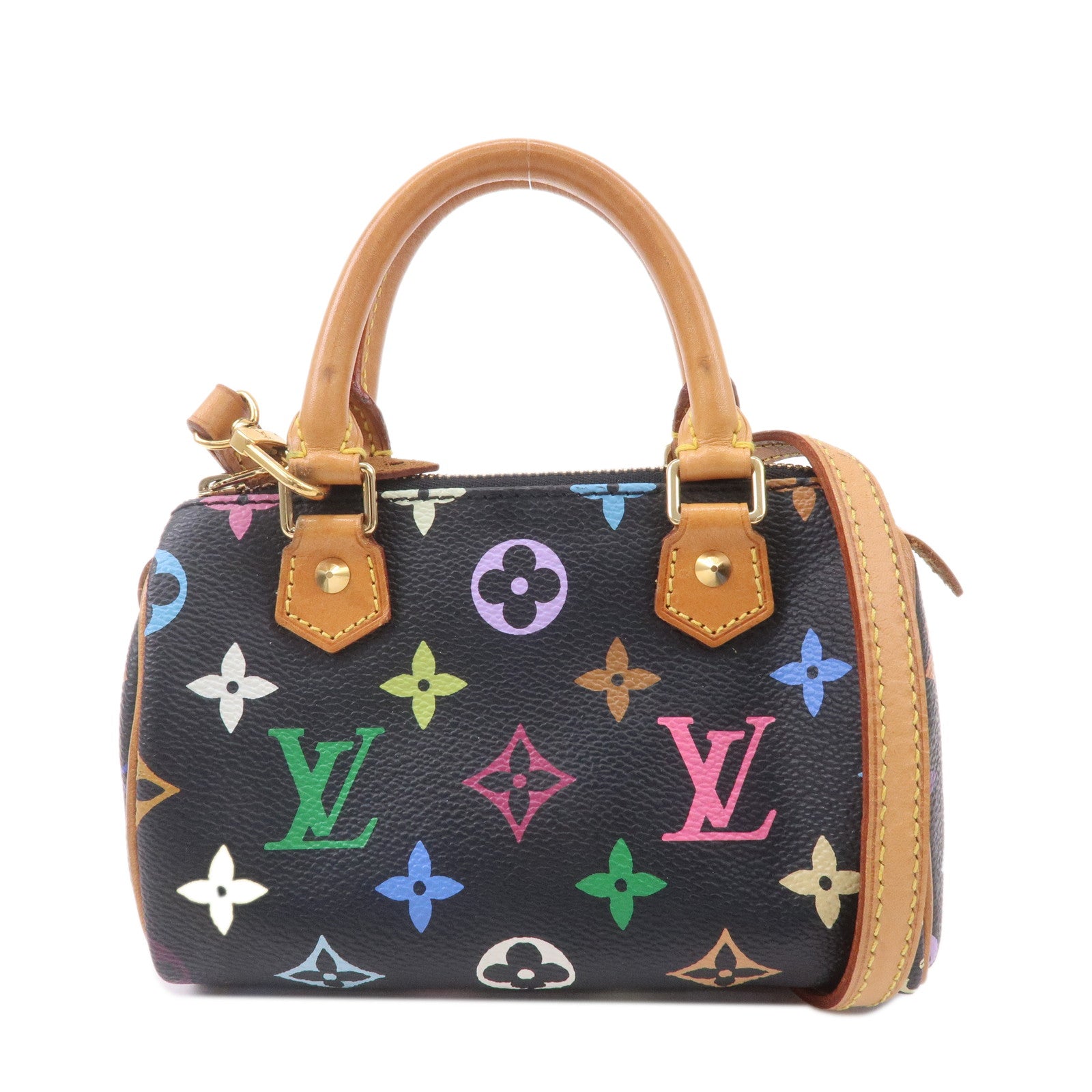 Louis-Vuitton-Monogram-MultiColor-Mini-Speedy-&-Strap-M92644-J00145Used-F/S  – dct-ep_vintage luxury Store