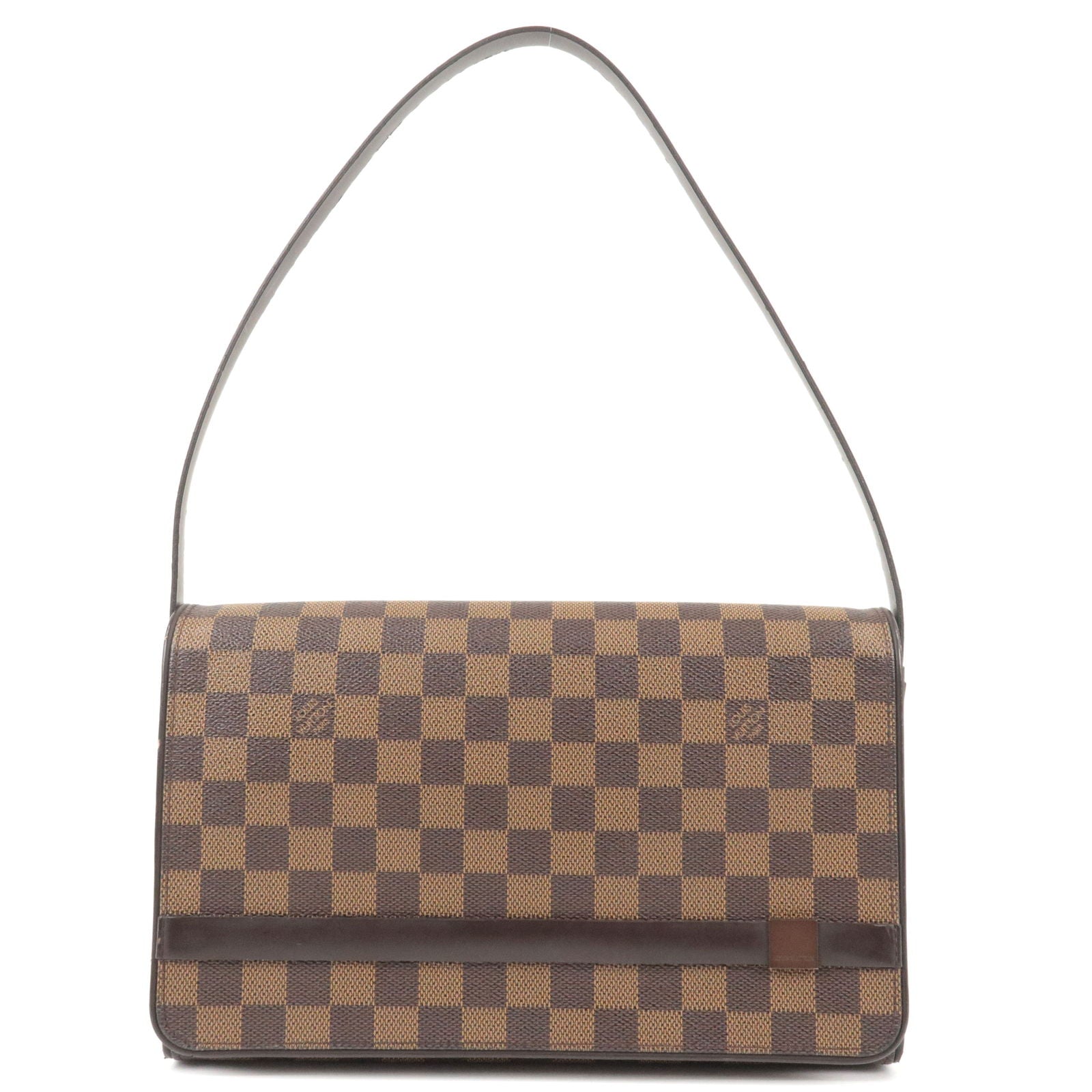 Louis Vuitton Tribeca Mini Damier Ebene Shoulder Bag Brown
