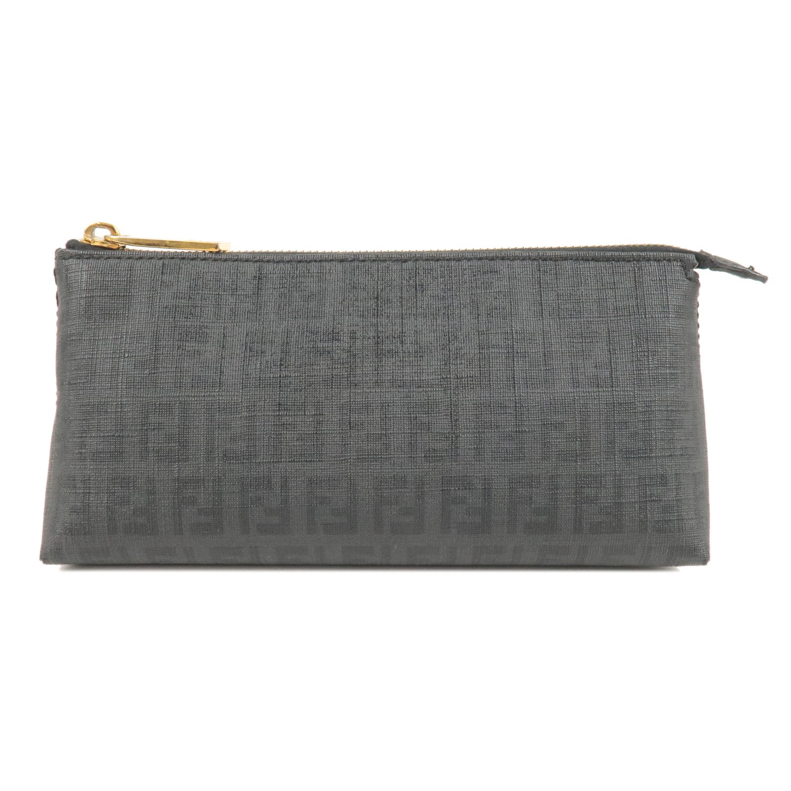 FENDI-Zucca-Print-PVC-Leather-Cosmetic-Pouch-Khaki-Black-7N0074 –  dct-ep_vintage luxury Store