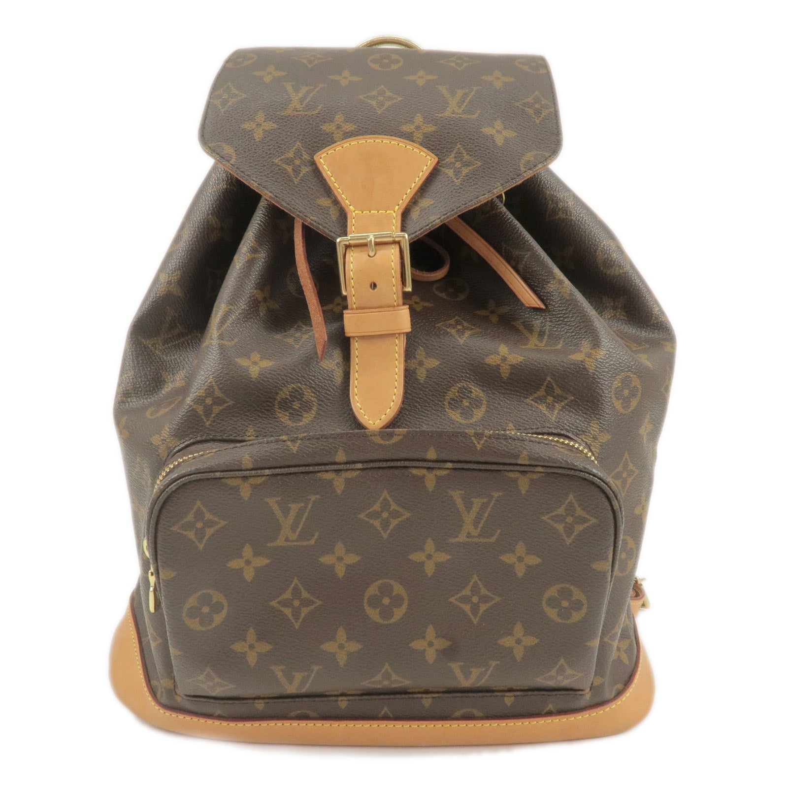 Montsouris Backpack - Luxury Monogram Other Canvas Blue
