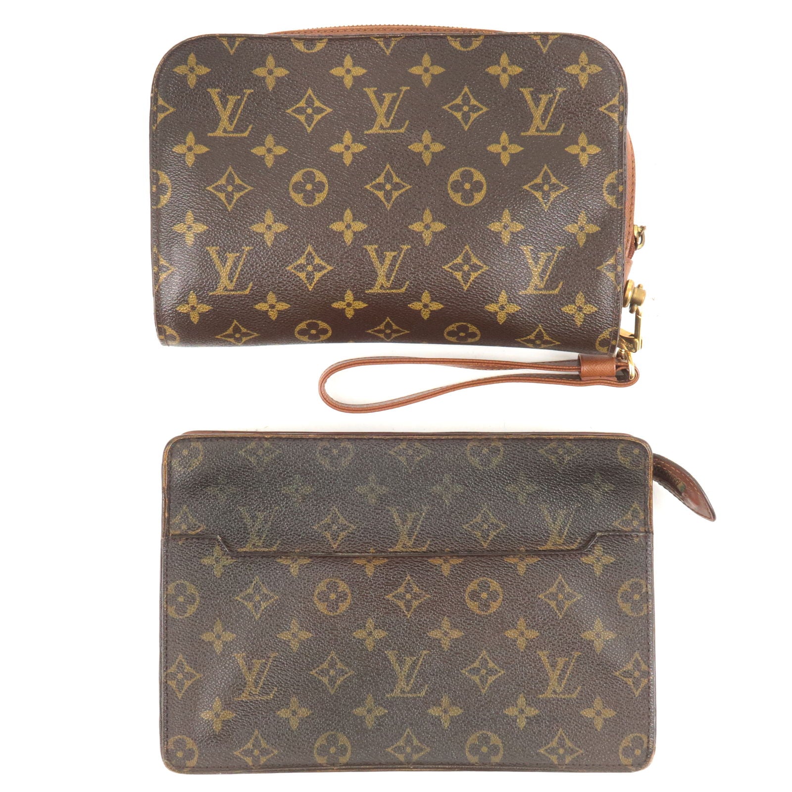 Louis-Vuitton-Set-of-2-Monogram-Orsay-Pochette-Homme-Clutch-Bag –  dct-ep_vintage luxury Store