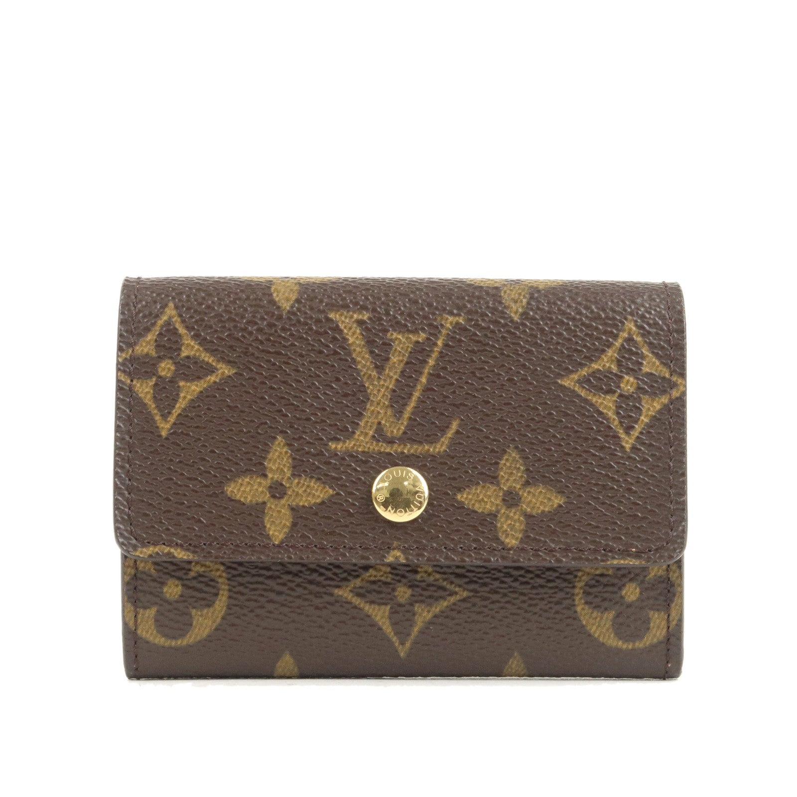Louis-Vuitton-Monogram-Porte-Monnaie-Plat-Coin-Case-M61930