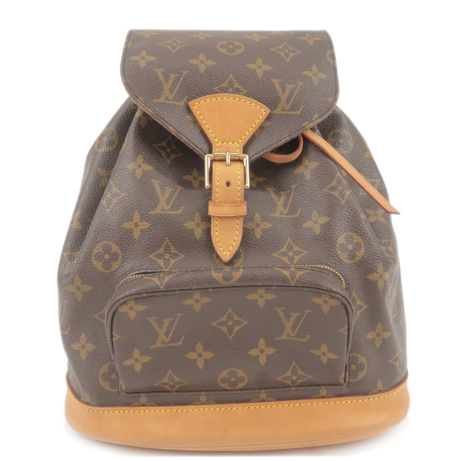 Louis Vuitton, Bags, Louis Vuitton Leather Montsours Mm Backpack