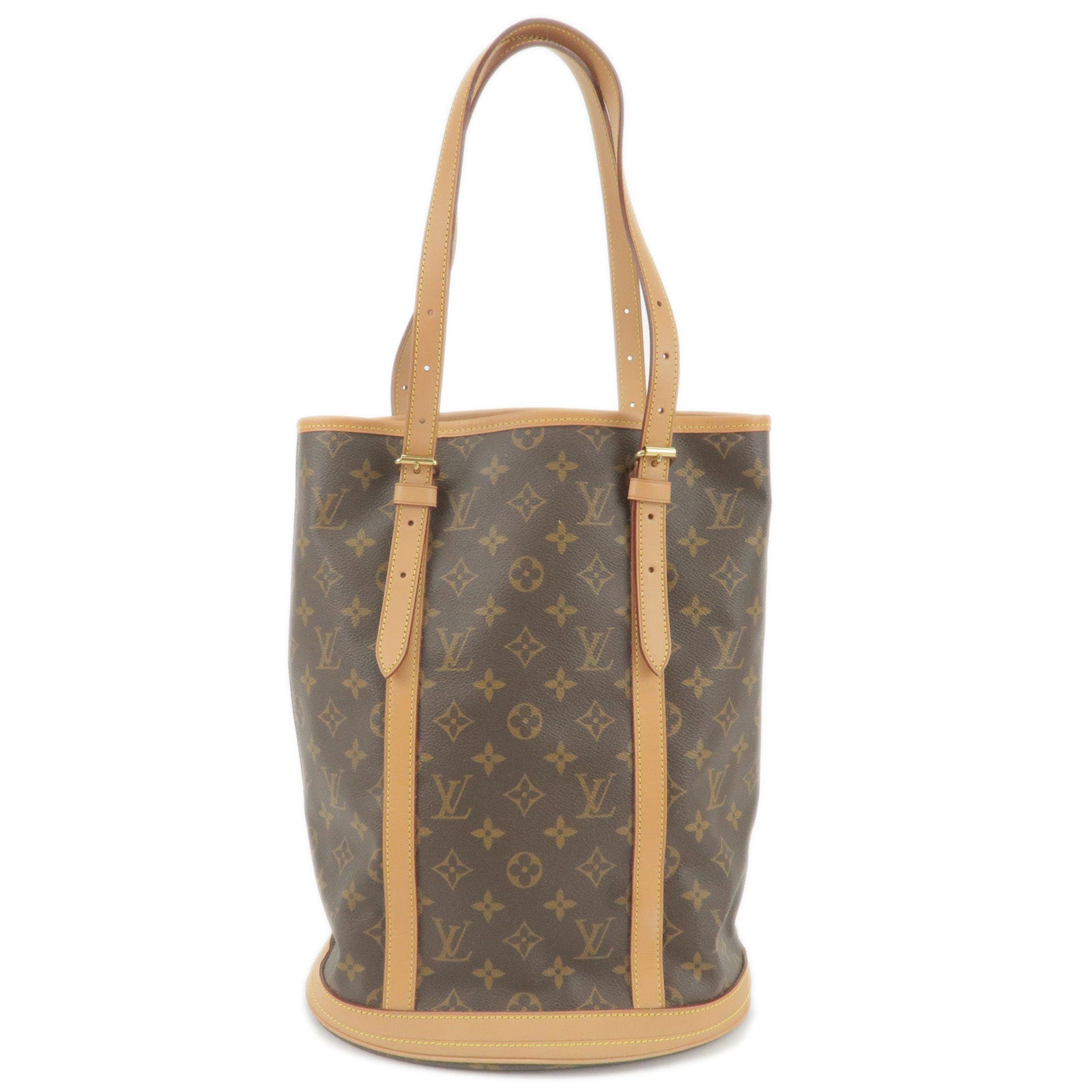 Authentic Louis Vuitton Monogram Bucket GM Shoulder Bag M42236