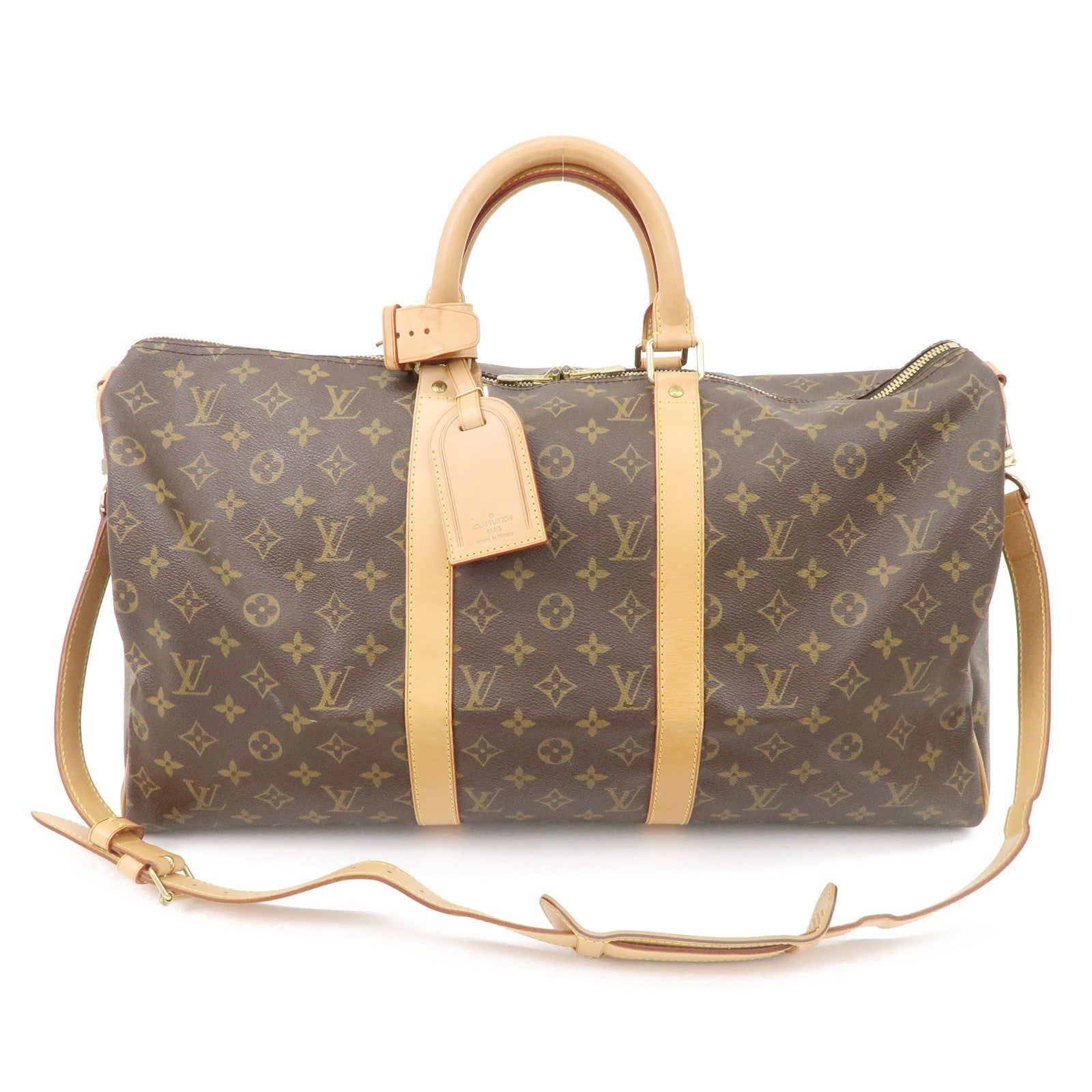 Louis Vuitton, Bags, Louis Vuitton Keepall 5 Monogram Boston Bag M4426  With Box
