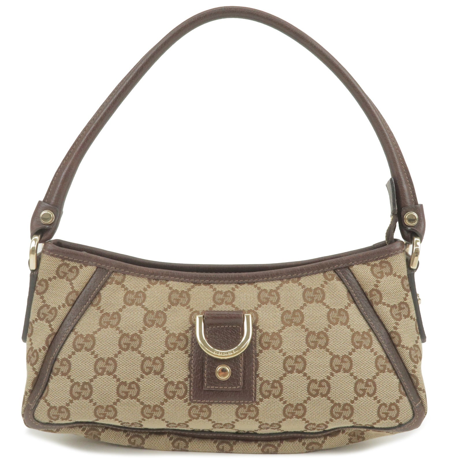 GUCCI-Abbey-GG-Canvas-Leather-Pouch-Bag-Beige-Brown-130939 – dct
