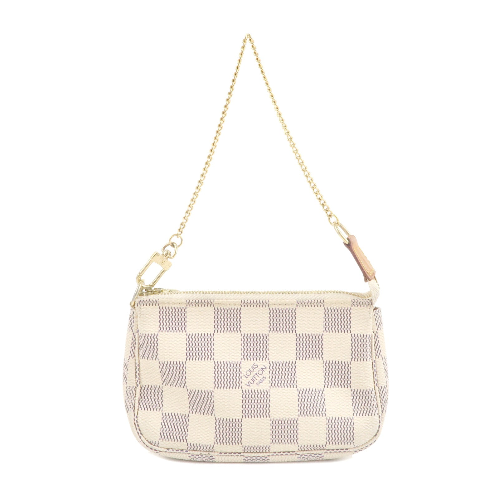 Louis Vuitton Mini Pochette Accessoires Shoulder Bag Damier Azur