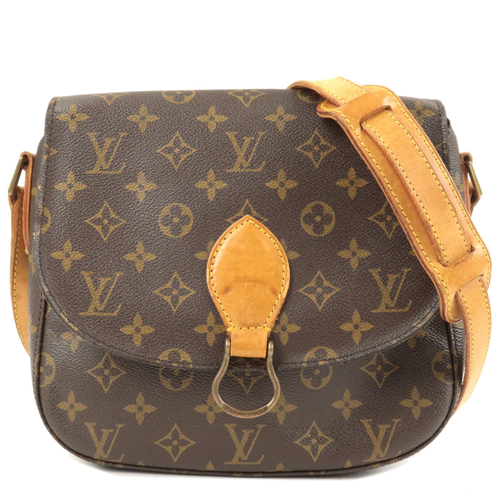 Louis Vuitton Vintage Monogram Messenger Bag Brown