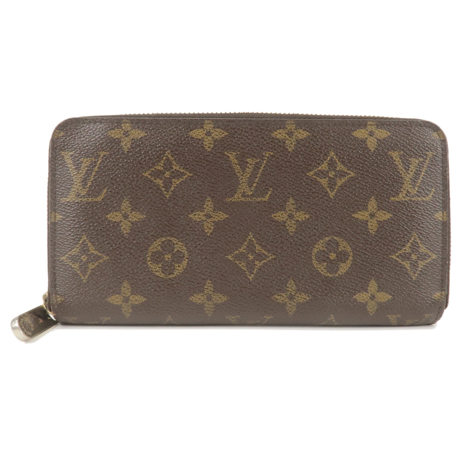 LOUIS VUITTON purse M60017 Zippy wallet Monogram canvas Brown