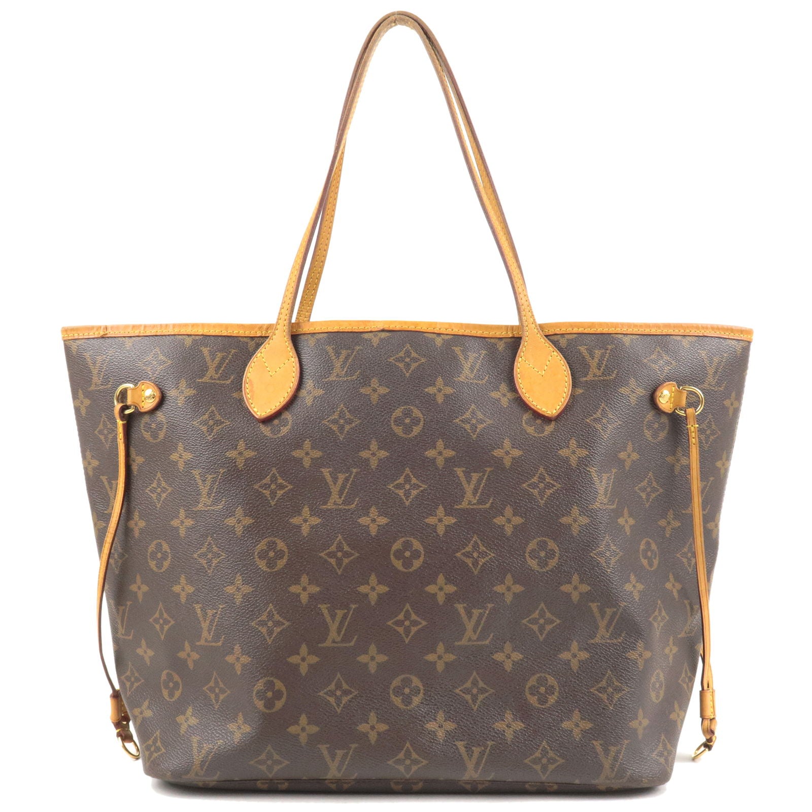 Louis Vuitton Monogram Beige Neverfull MM Pouch - A World Of Goods