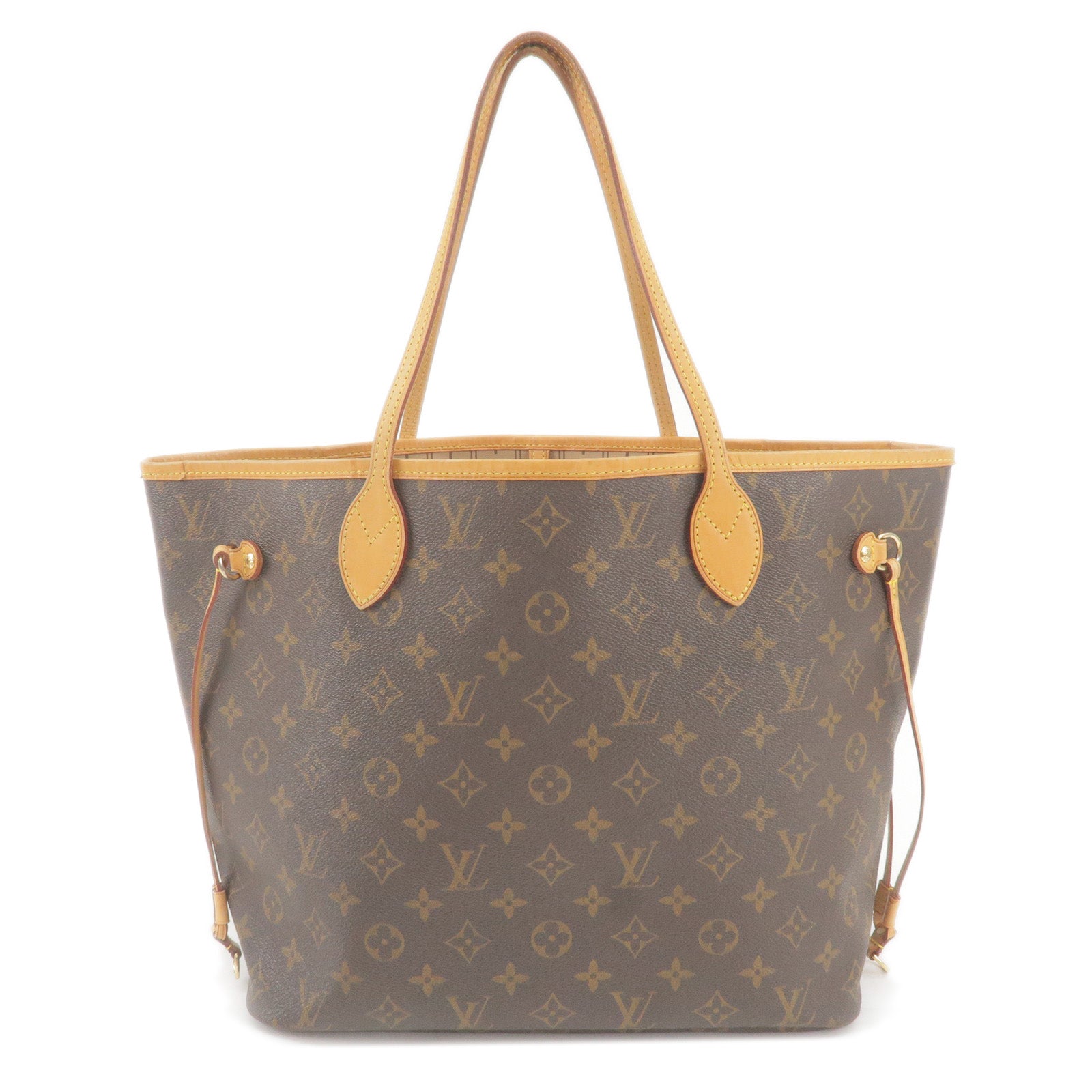 Authentic Louis Vuitton Neverfull MM Monogram Tote Bag M40156