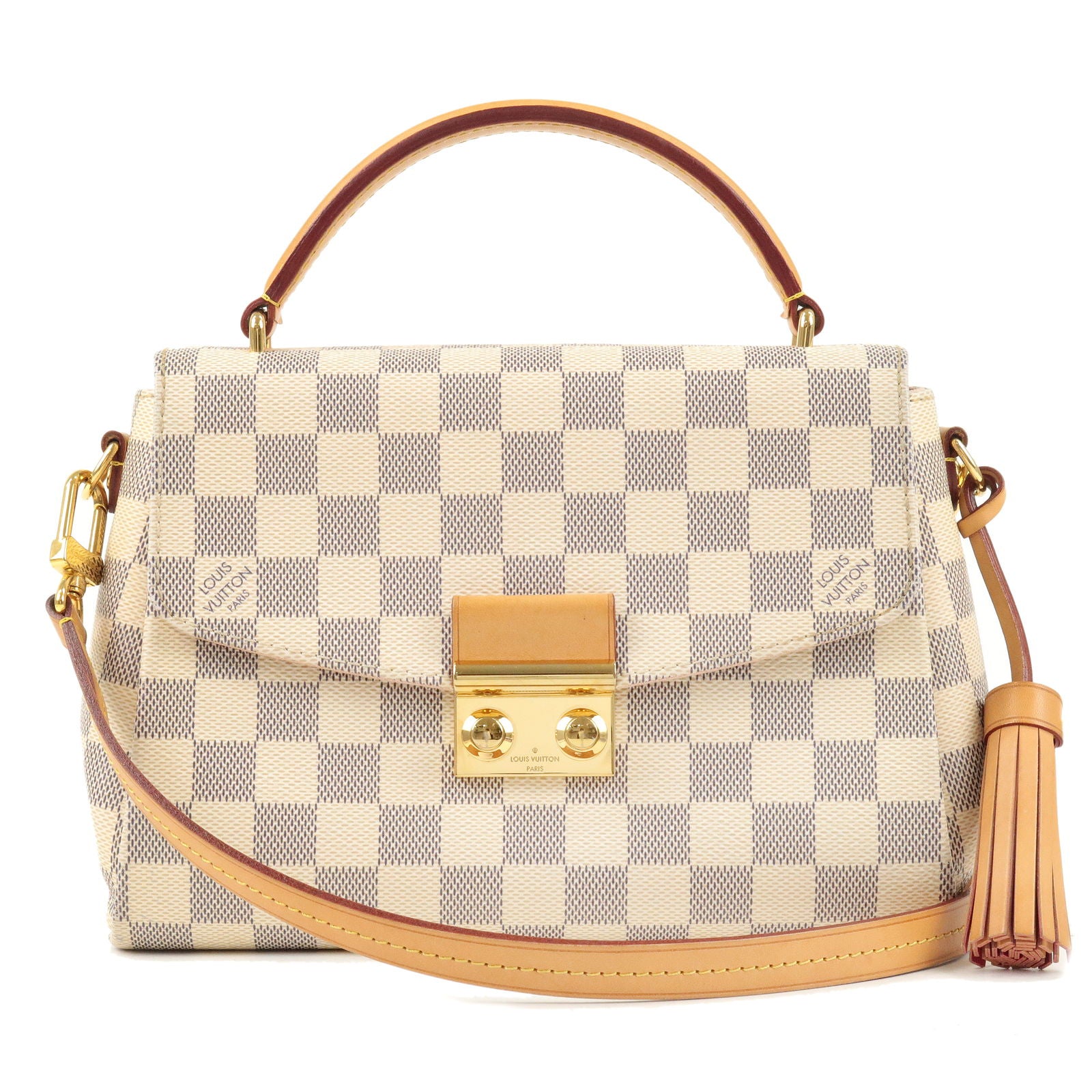 Louis Vuitton Damier Azur Croisette. DC: TR4117. Made in France. With long  strap & dustbag ❤️