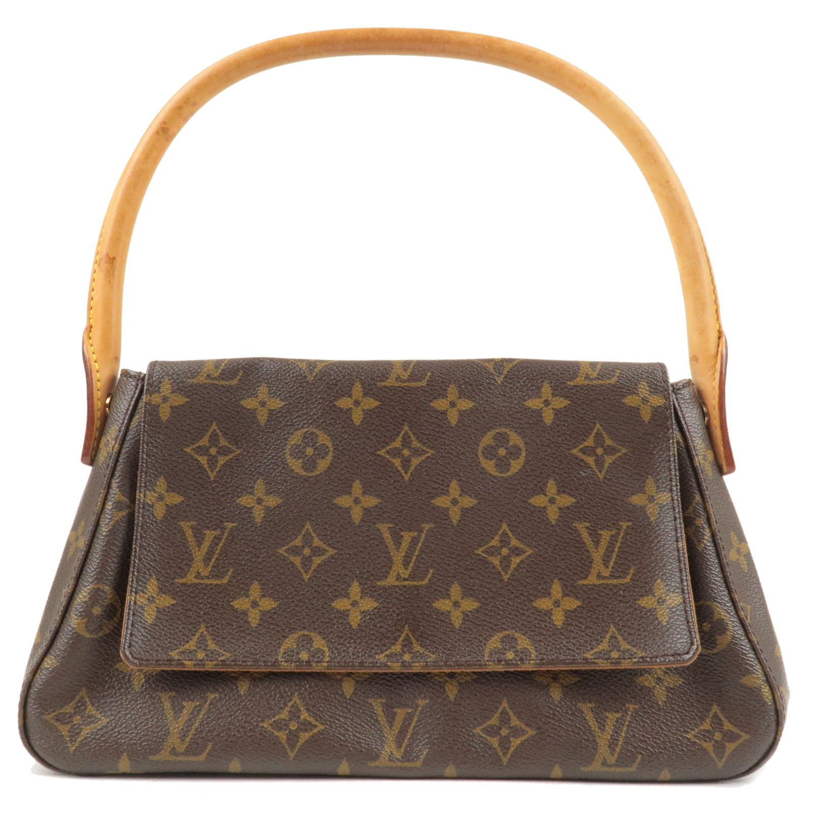 Louis Vuitton Vintage - Monogram Looping Mini - Brown - Leather