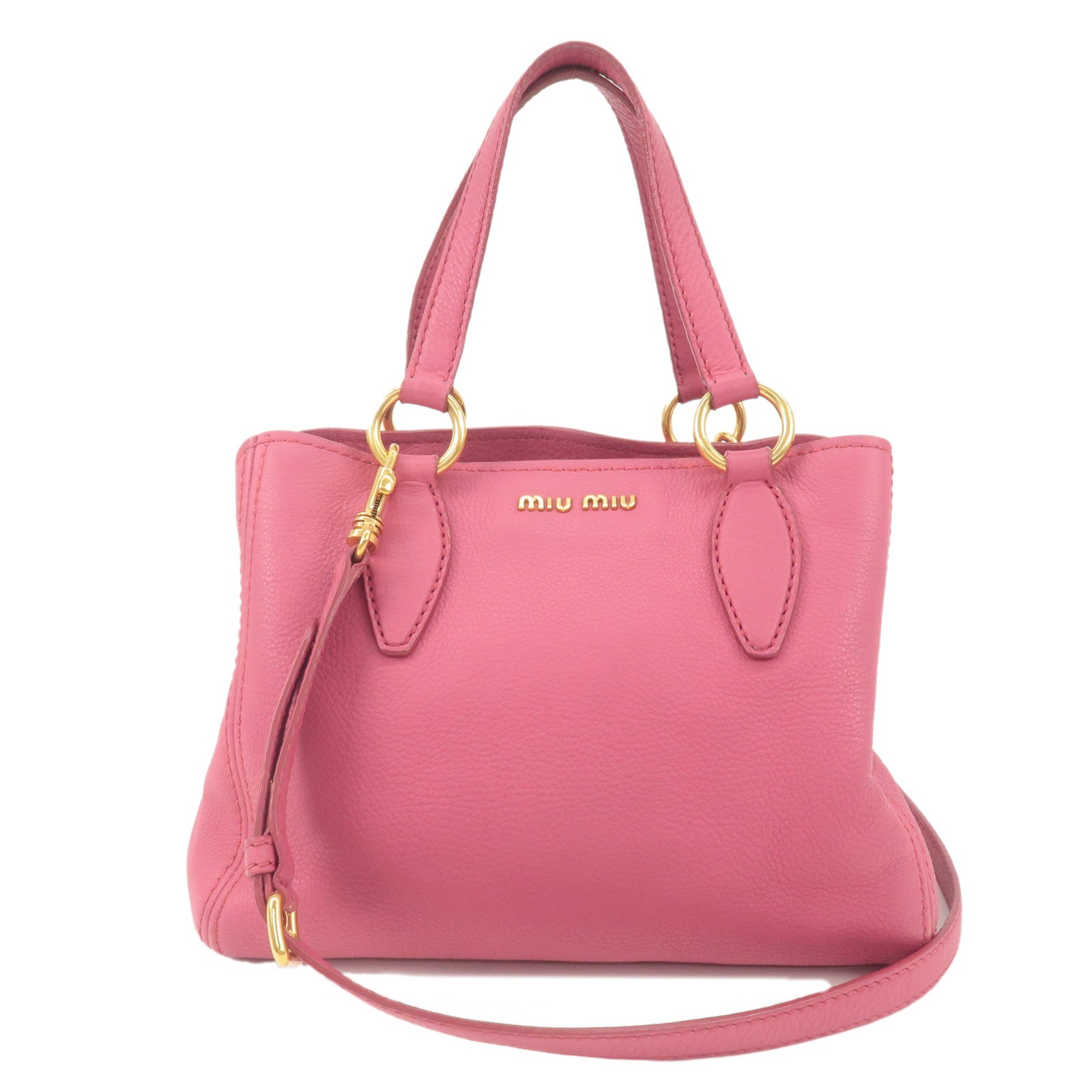 MIU-MIU-Vitello-Caribbean-Leather-2Way-Shoulder-Bag-Pink-RN0757