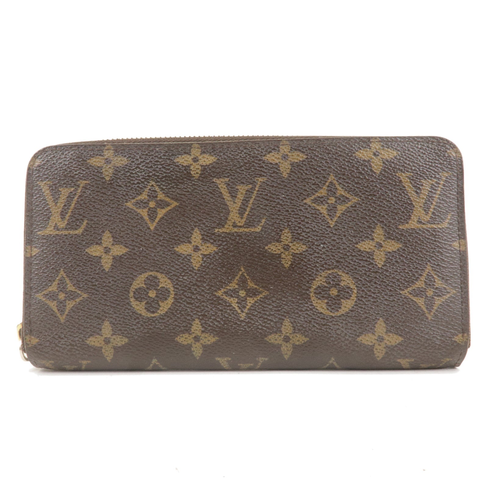 LOUIS VUITTON purse M60017 Zippy wallet Monogram canvas Brown