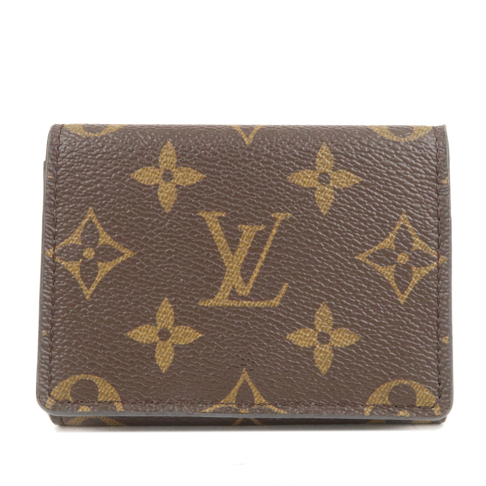 Louis Vuitton M63801 Enveloppe Carte de Visite 名片夾老花尺寸