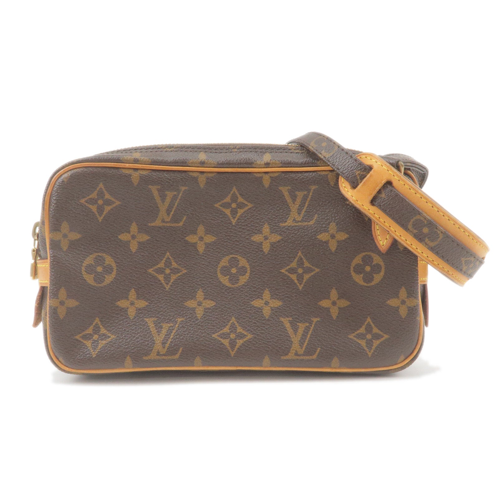 Brown Louis Vuitton Monogram Marly Bandouliere Crossbody Bag