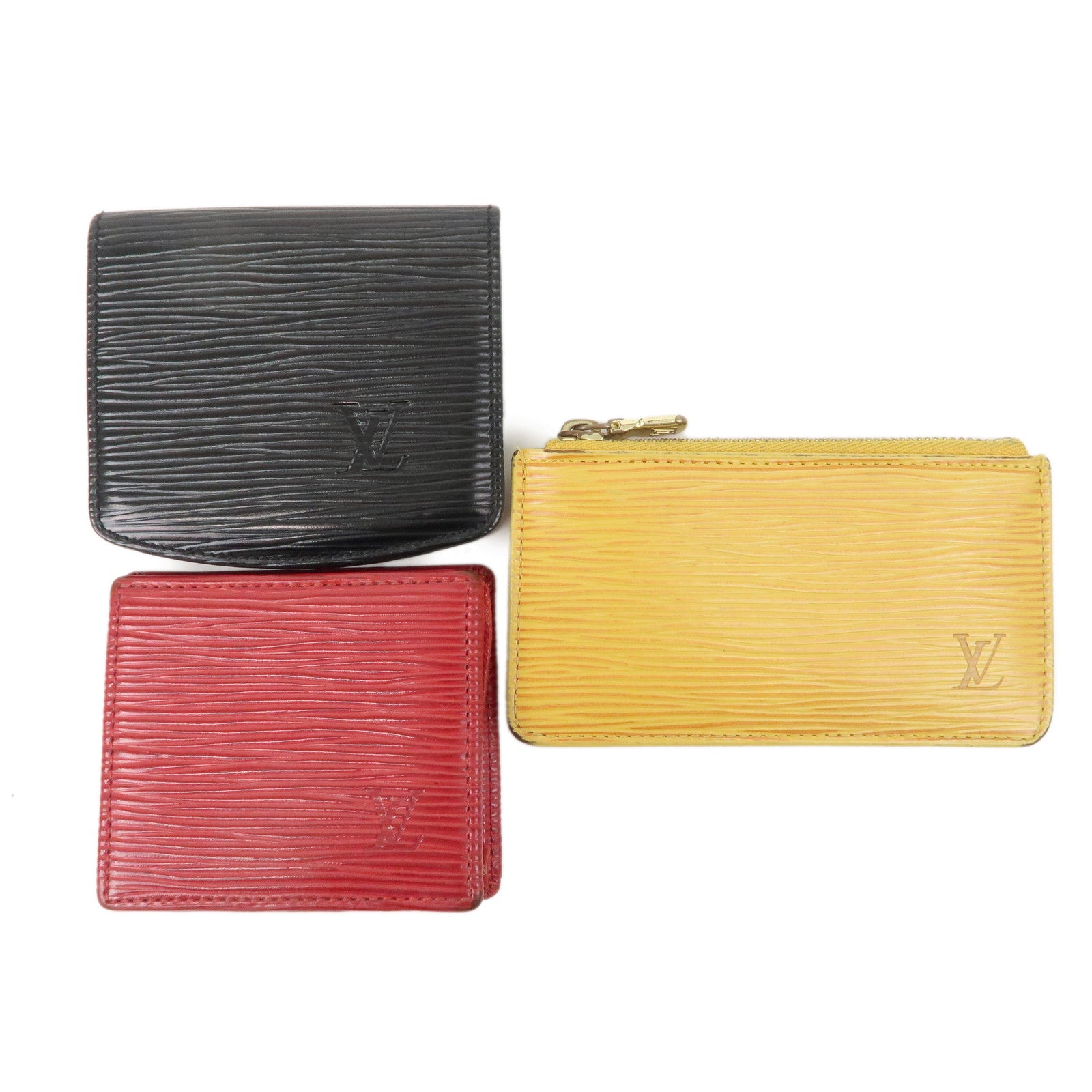 Louis Vuitton Womens Coin Cases, Red