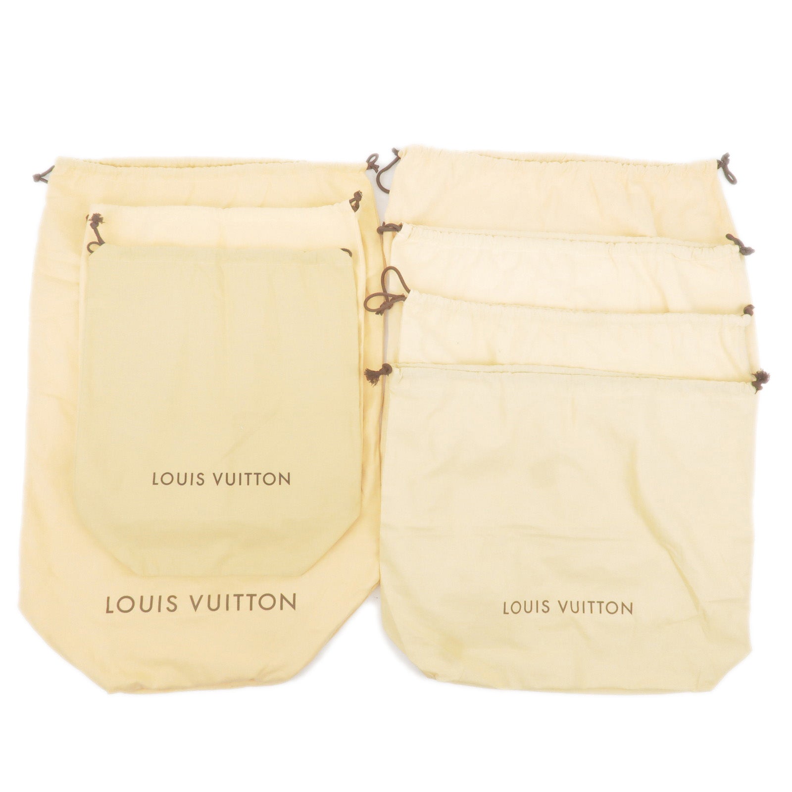 Louis-Vuitton-Set-of-7-Dust-Bag-Storage-Bag-Drawstring-Beige –  dct-ep_vintage luxury Store