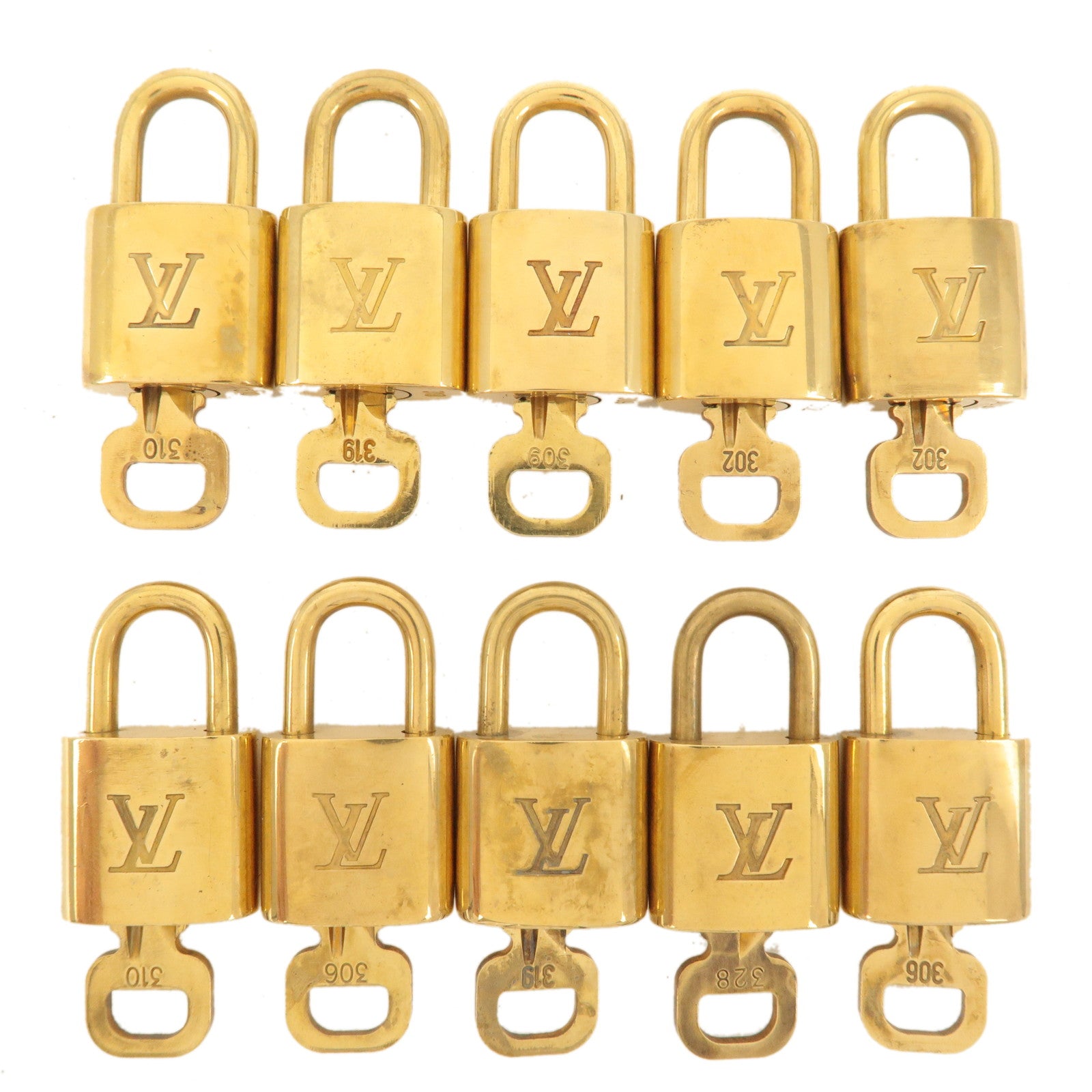 Louis Vuitton Cadenas padlocks, set of 5 from Japan