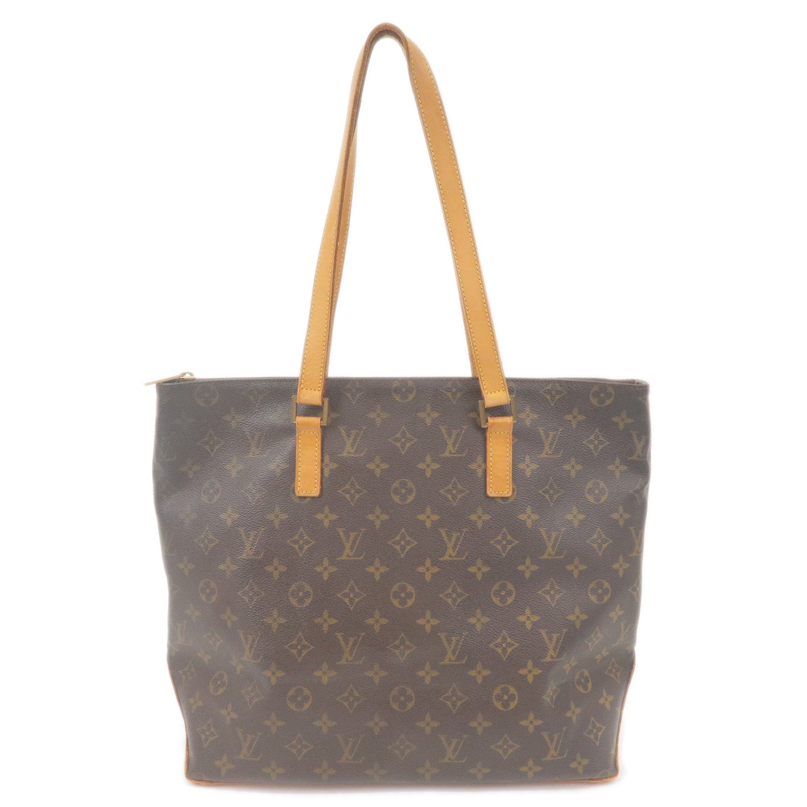 Used Brown Louis Vuitton Authentic Vintage Monogram Canvas Cabas