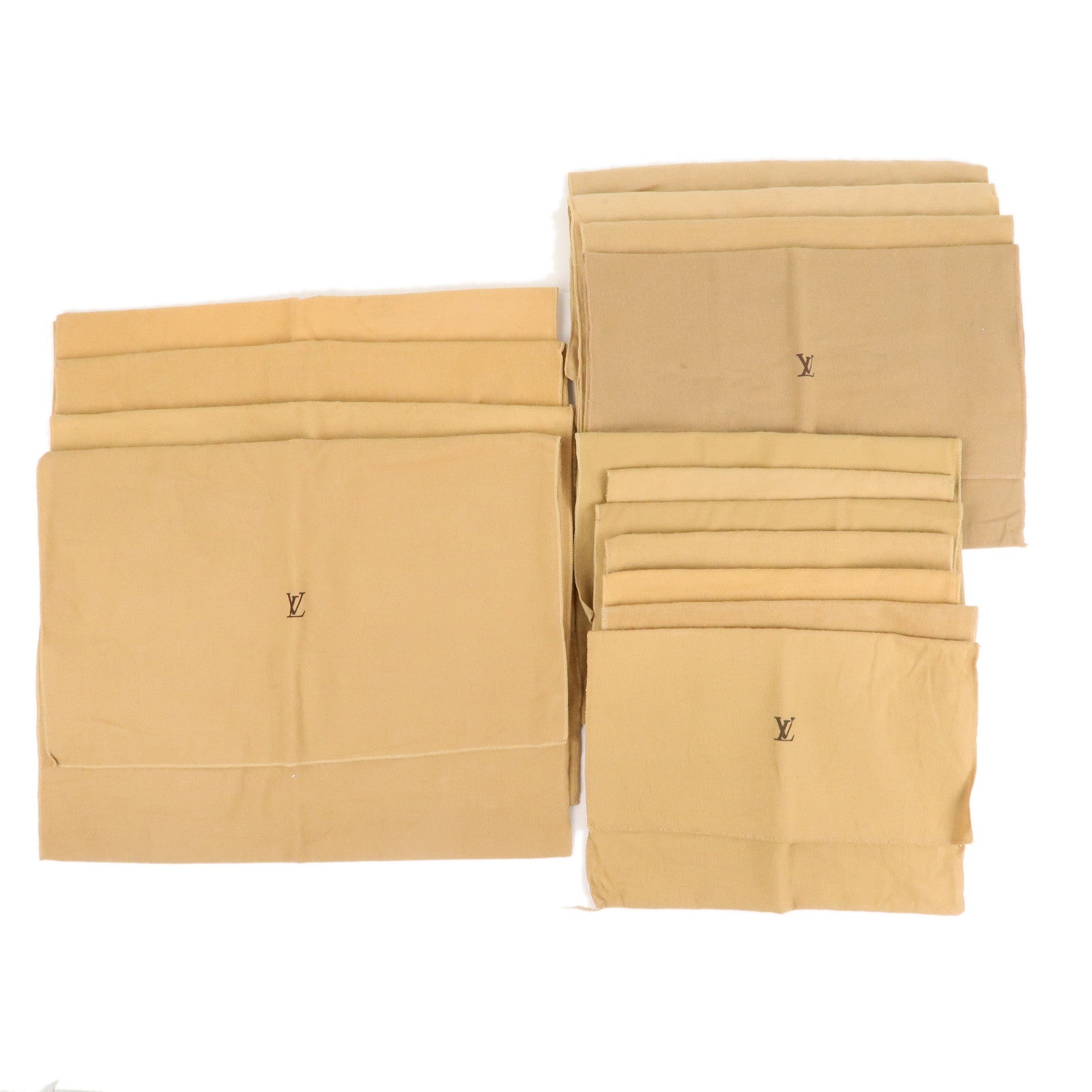 Louis-Vuitton-Set-of-15-Dust-Bag-Storage-Bag-Flap-Style-Beige-Bwon –  dct-ep_vintage luxury Store