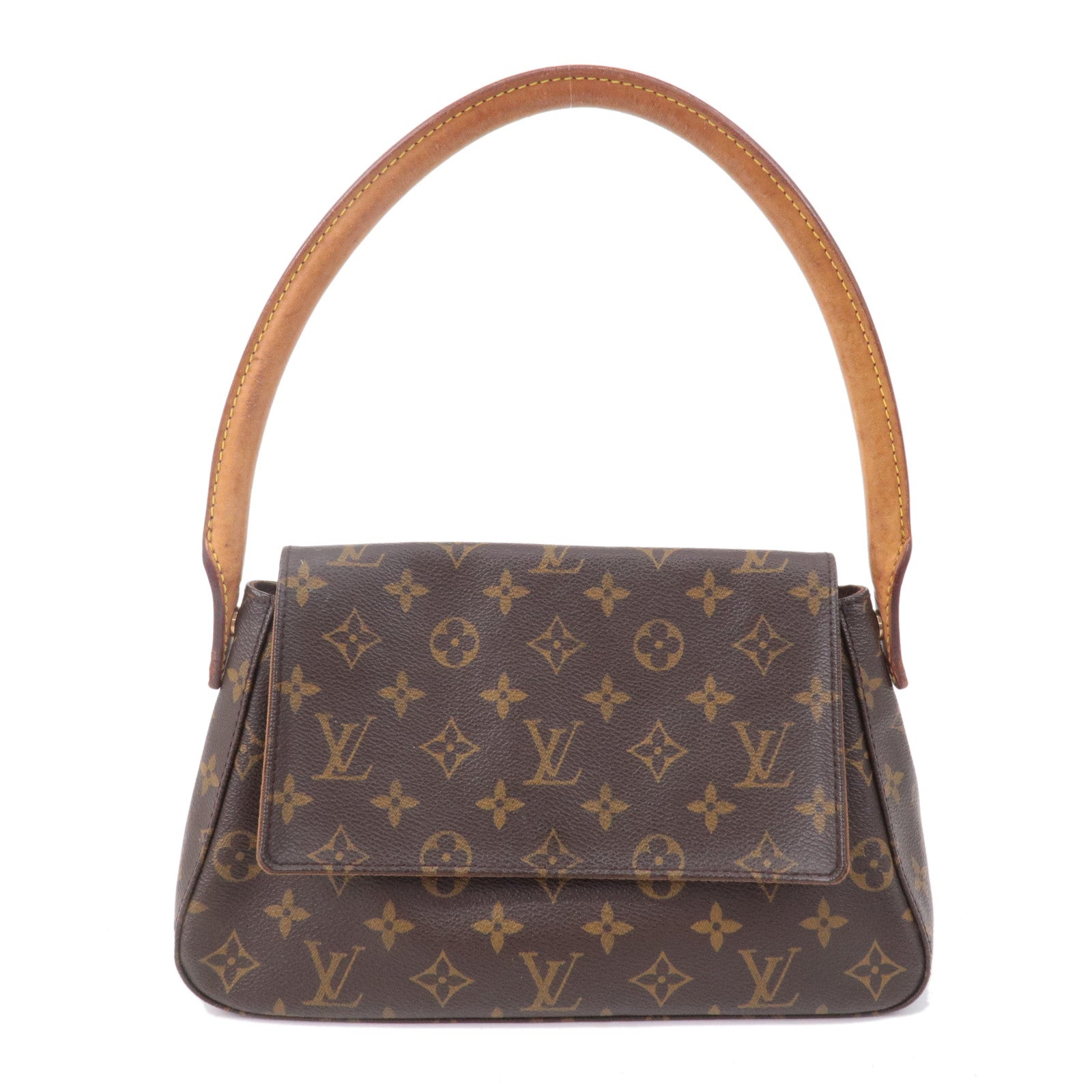 LOUIS VUITTON Mini Looping Brown M51147 Monogram– GALLERY RARE