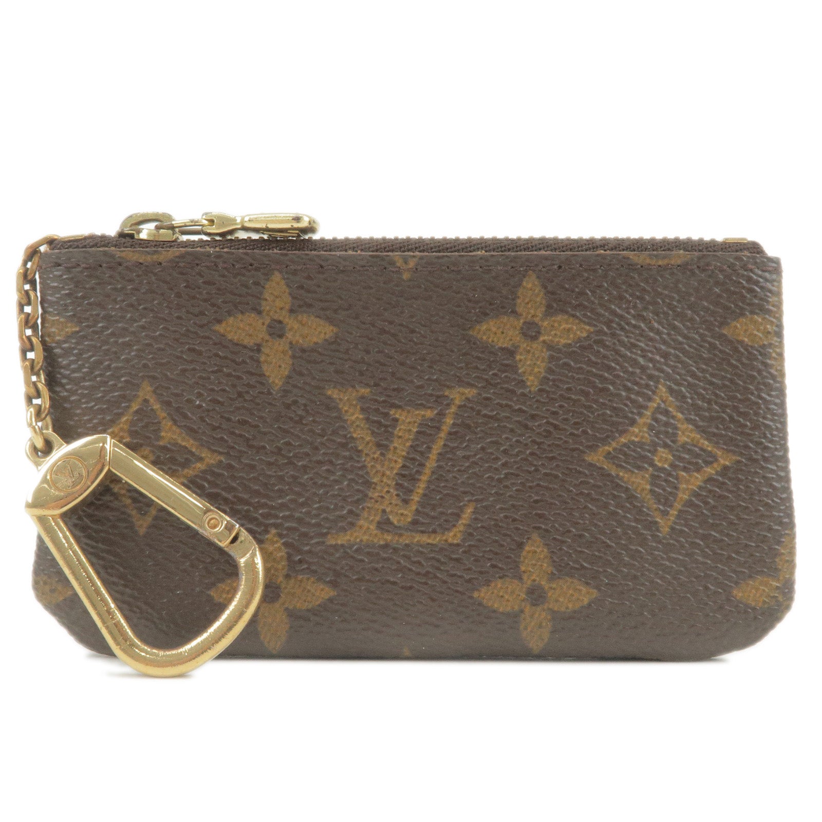 Louis Vuitton Monogram Canvas Pochette Cles Key and Change Holder