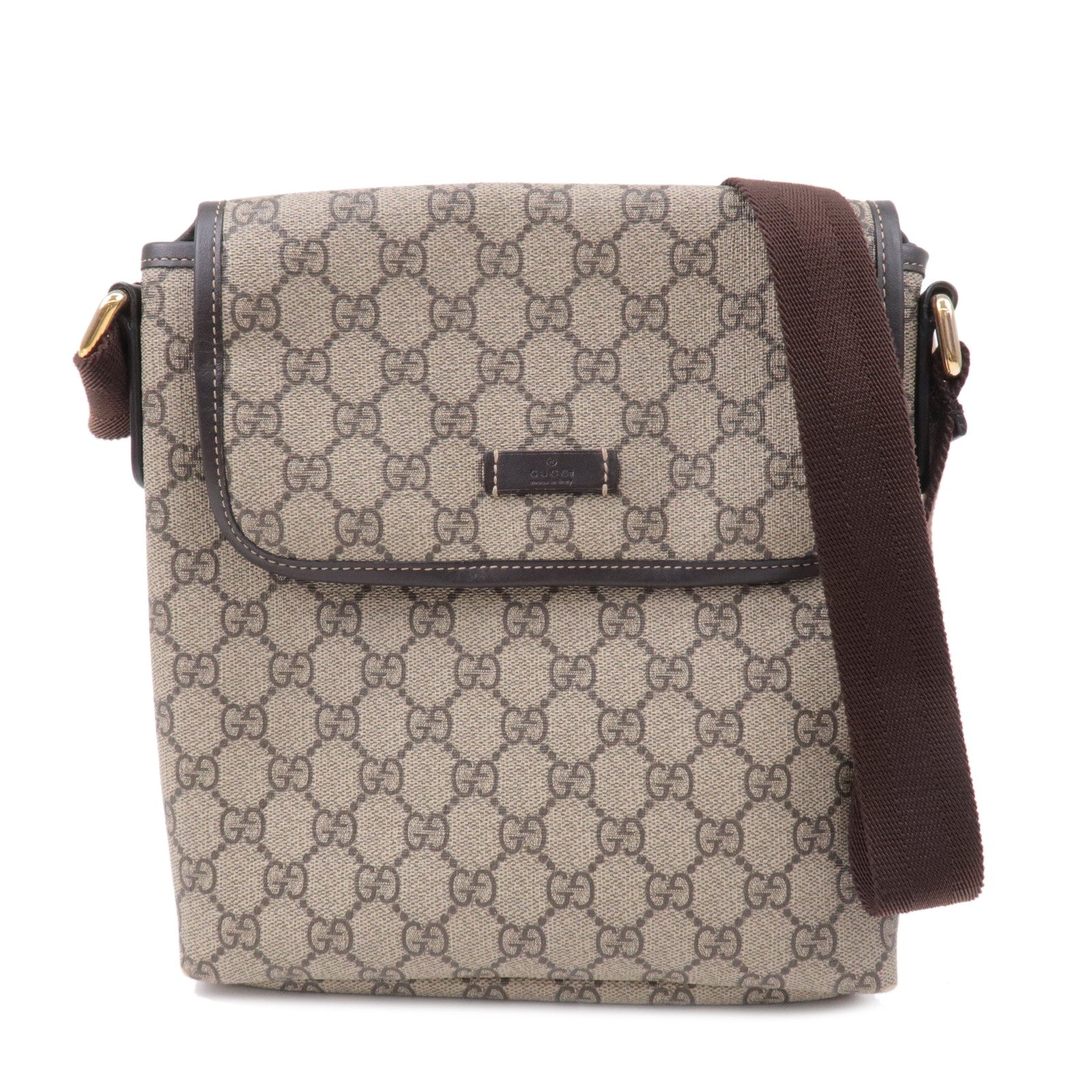 Gucci Messenger Bag GG Supreme Beige/Brown
