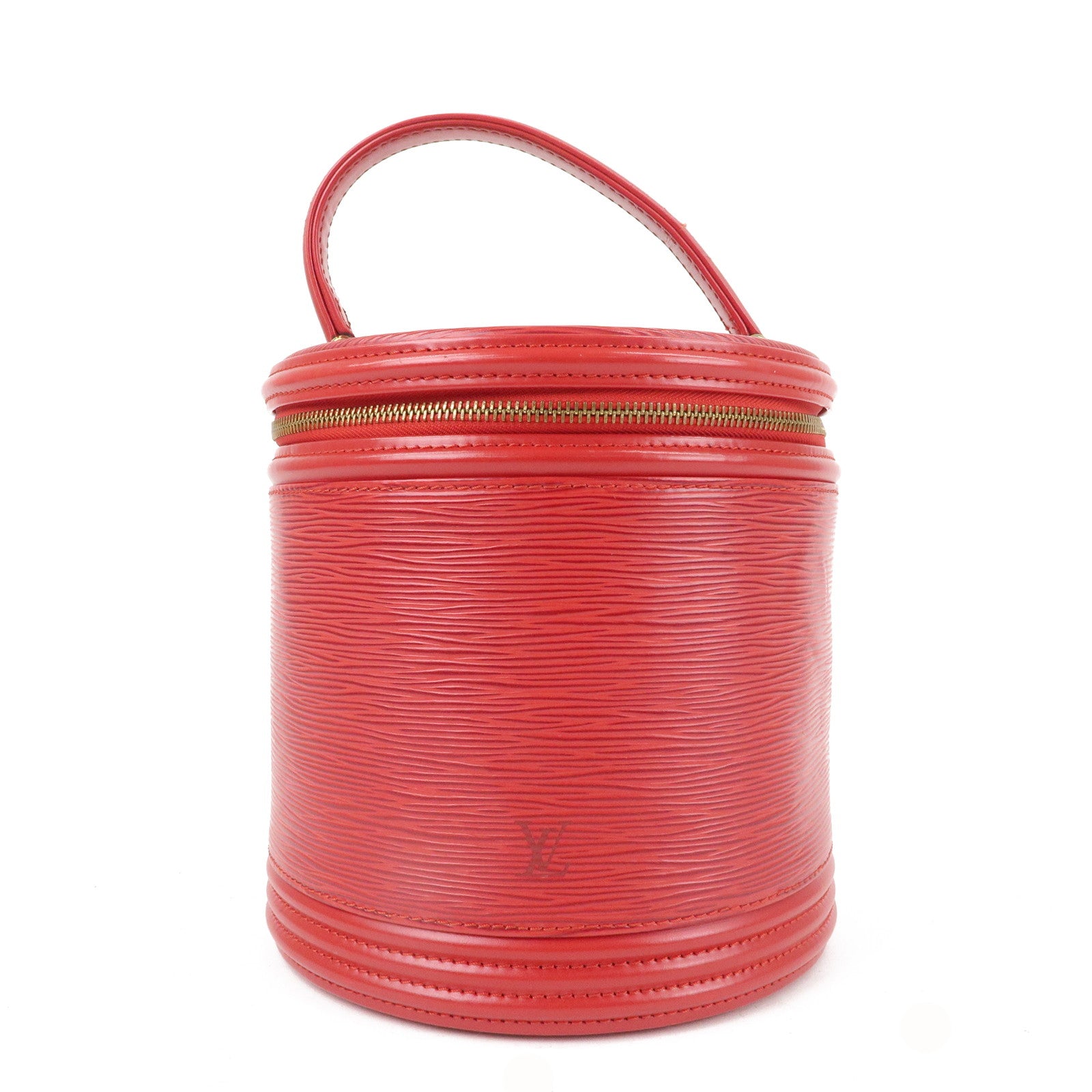 Authentic LOUIS VUITTON CANNES Hang Bag Epi Red Vintage